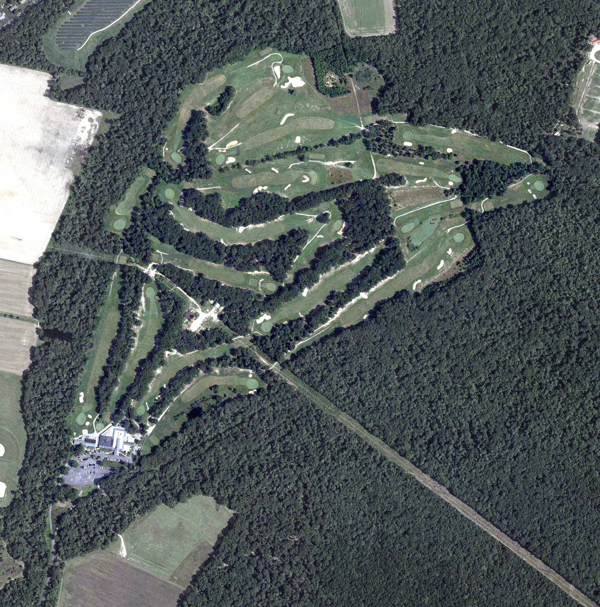 Aerial view of Centerton Country Club, NJ