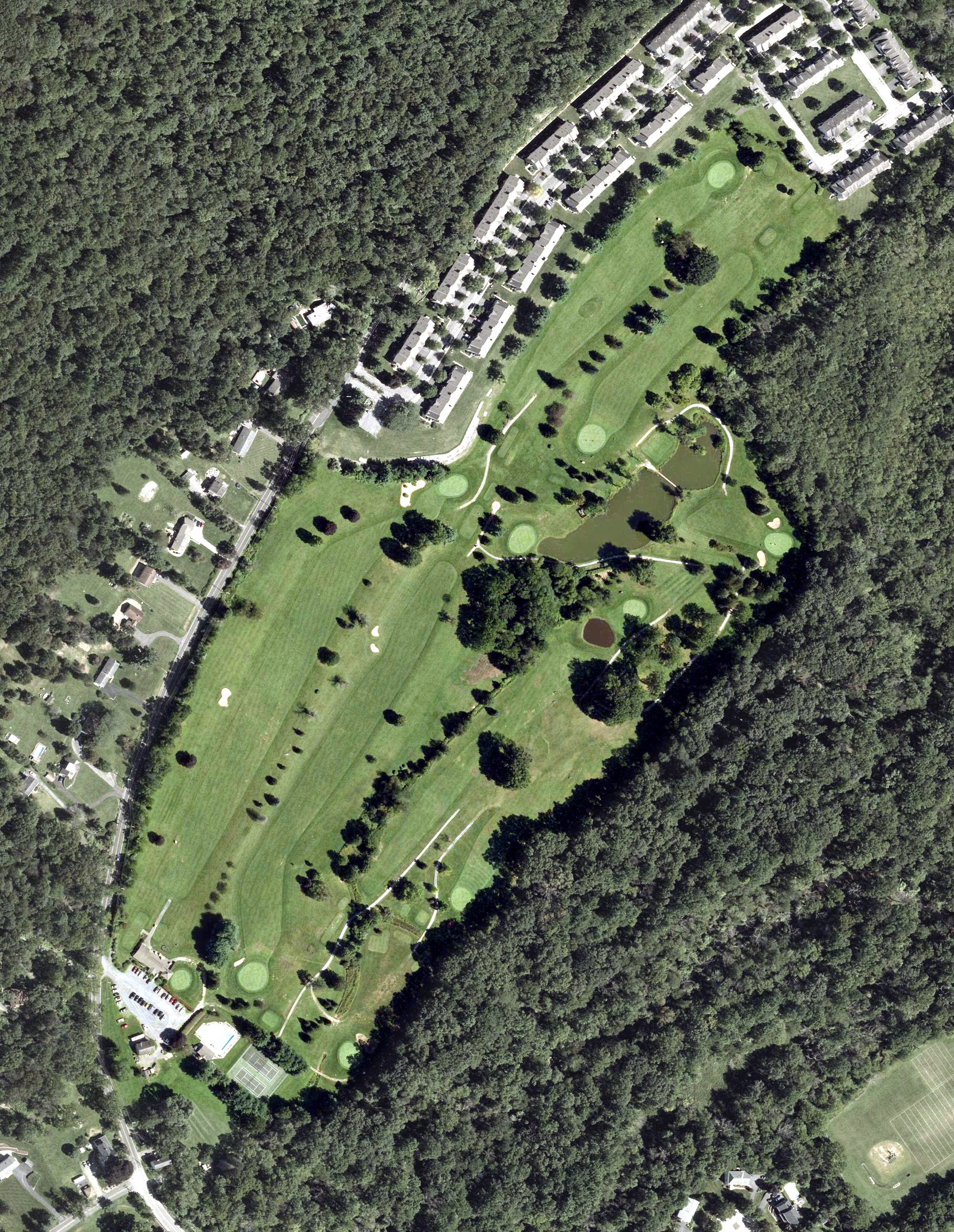 Aerial view of Fairway Valley Golf Club, NJ