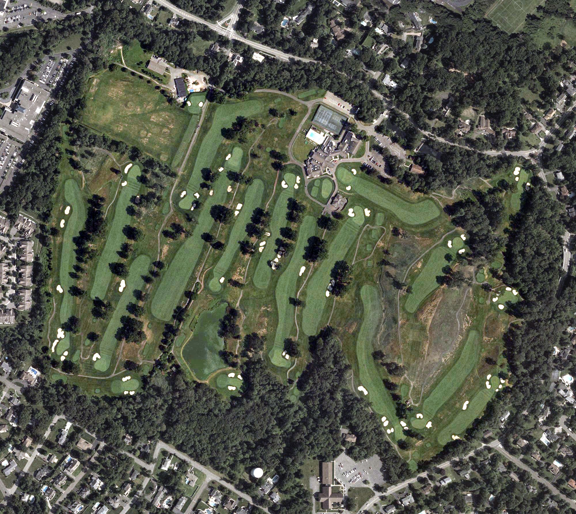 Aerial view of Former Green Brook Country Club, NJ