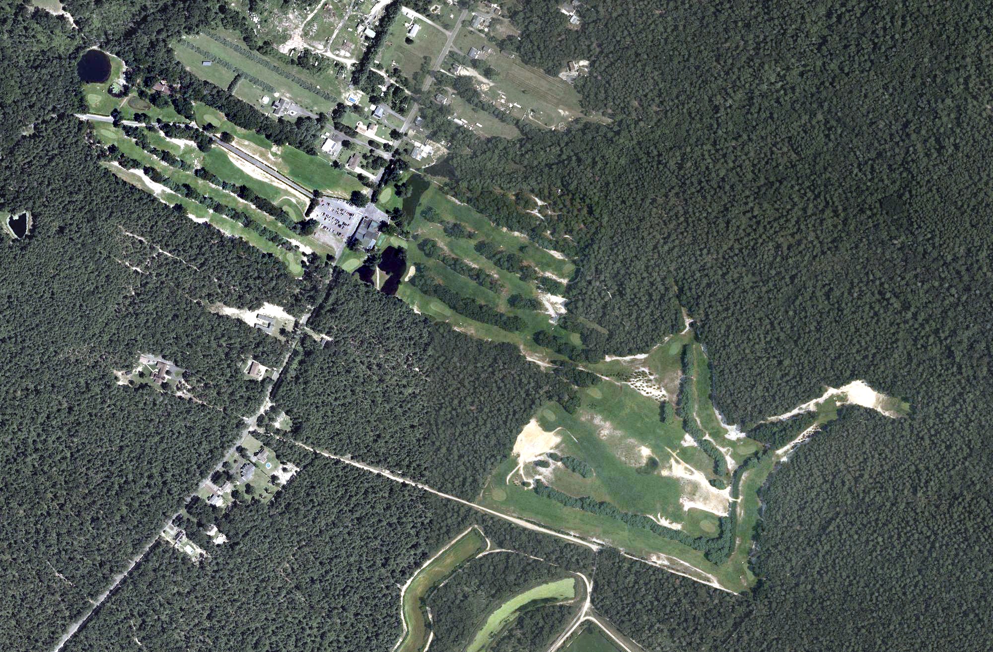 Aerial view of Frog Rock Golf and Country Club, NJ