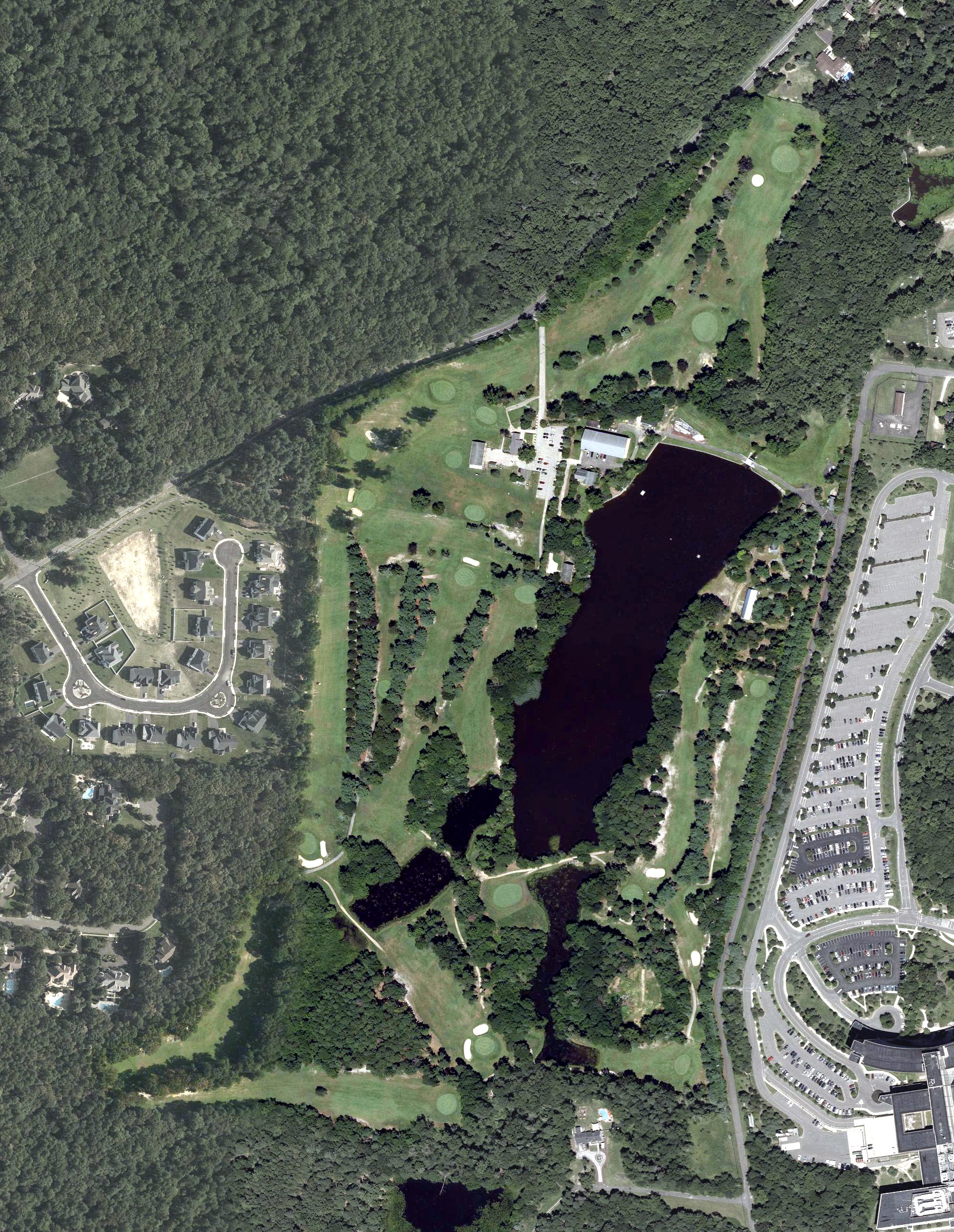 Aerial view of Kresson Golf Course, NJ