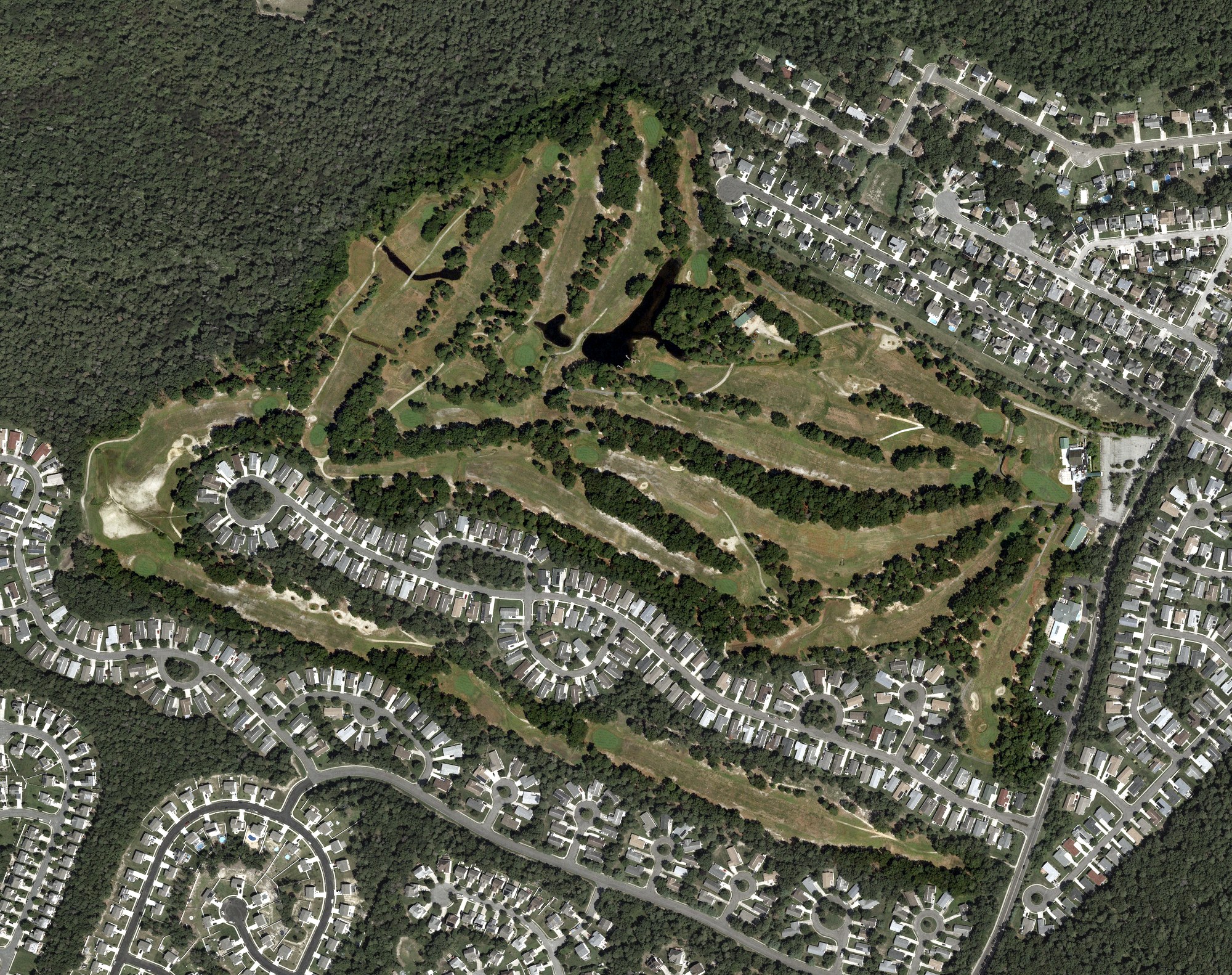 Aerial view of Mays Landing Golf Club, NJ