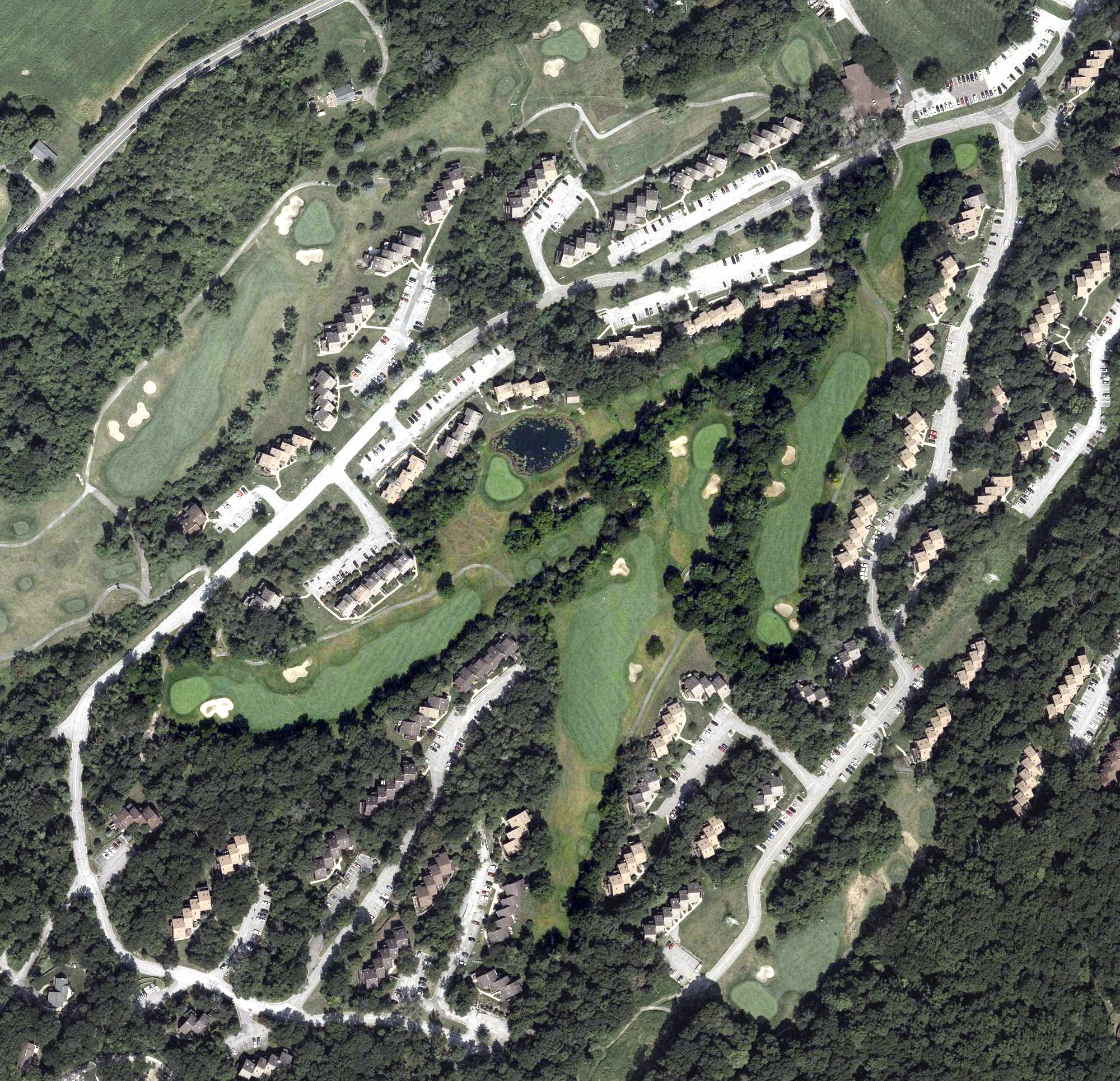 Aerial view of Minerals Family Golf Center, NJ