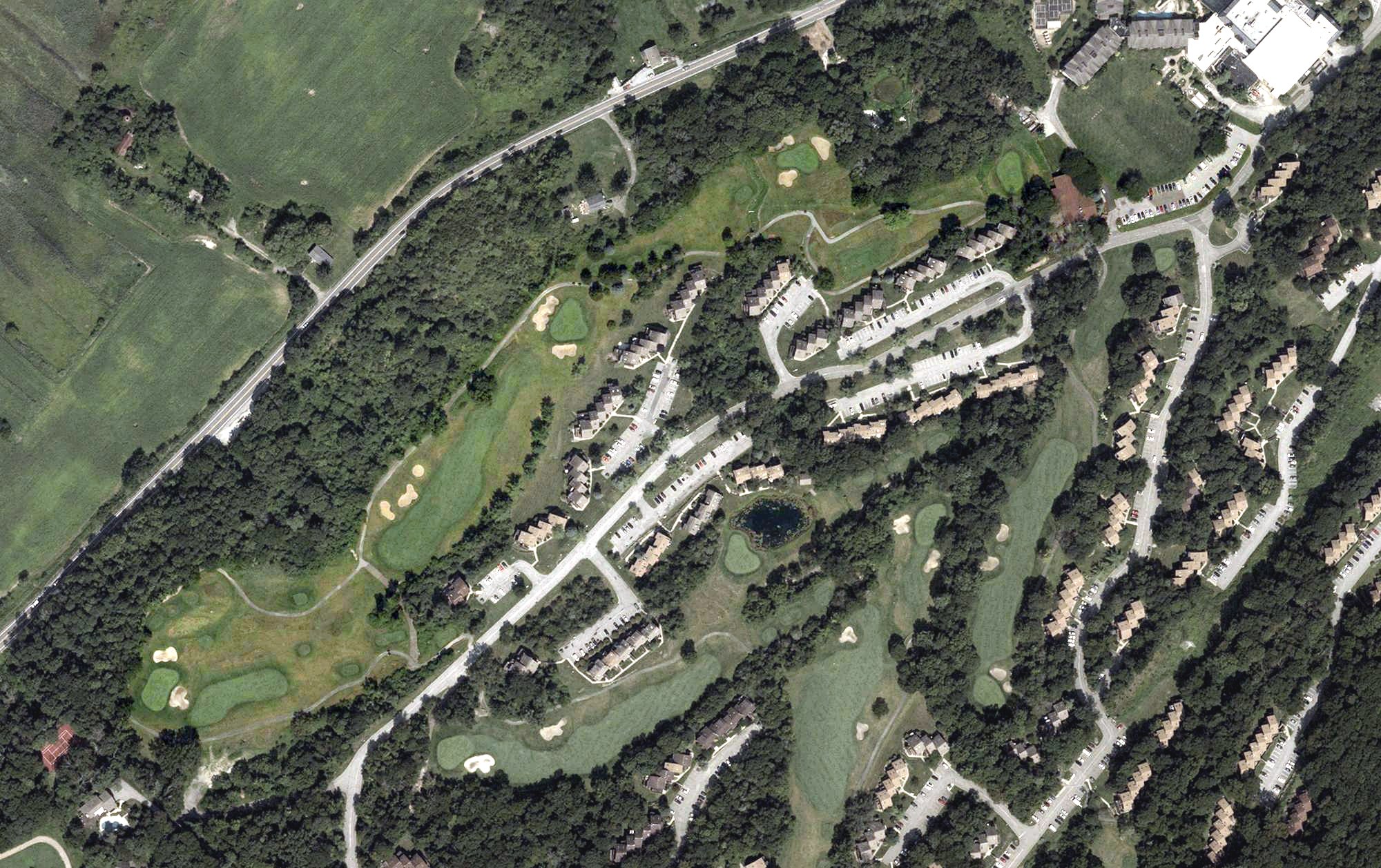 Aerial view of Minerals Family Golf Center, NJ