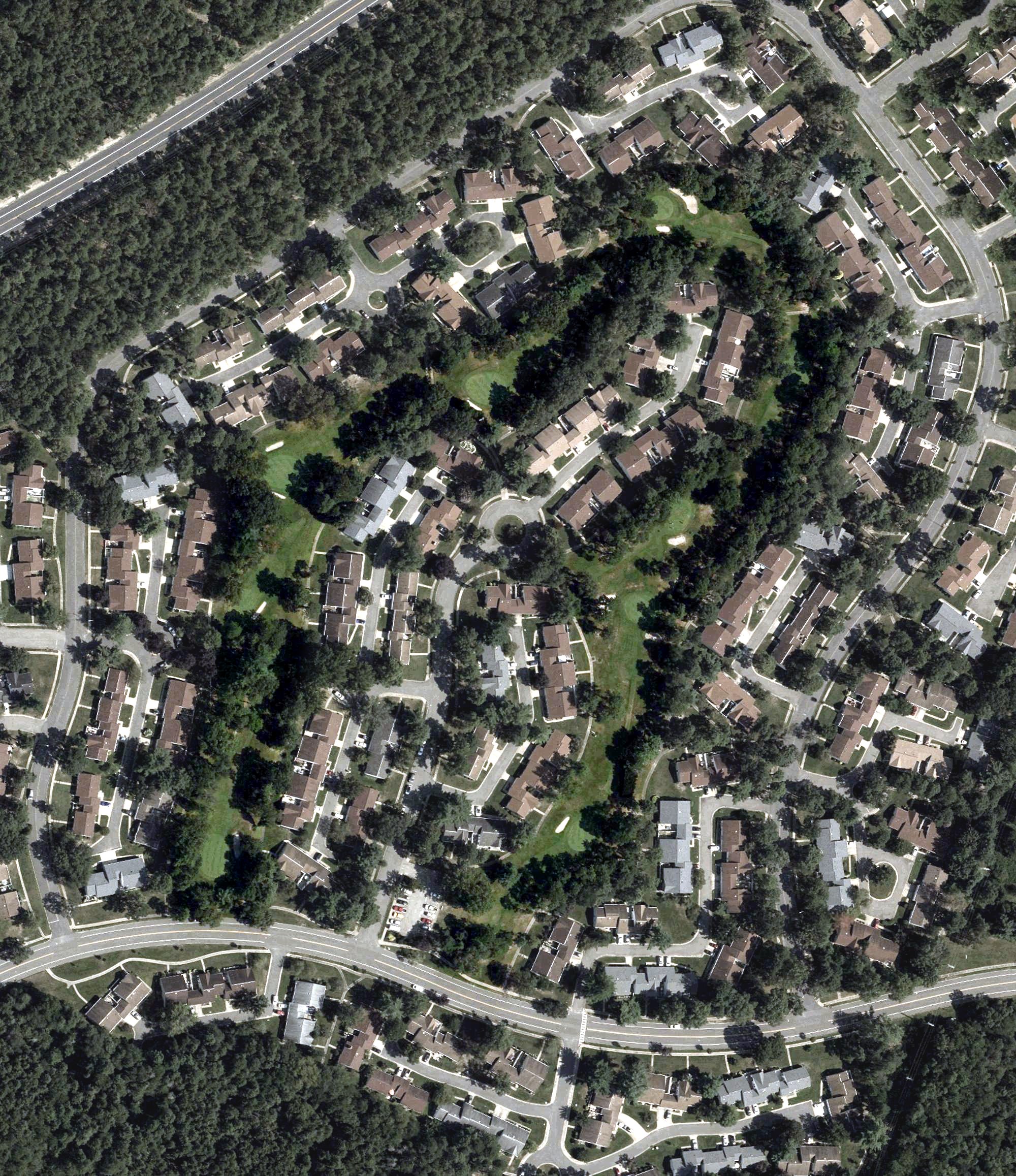 Aerial view of Pines Course, NJ