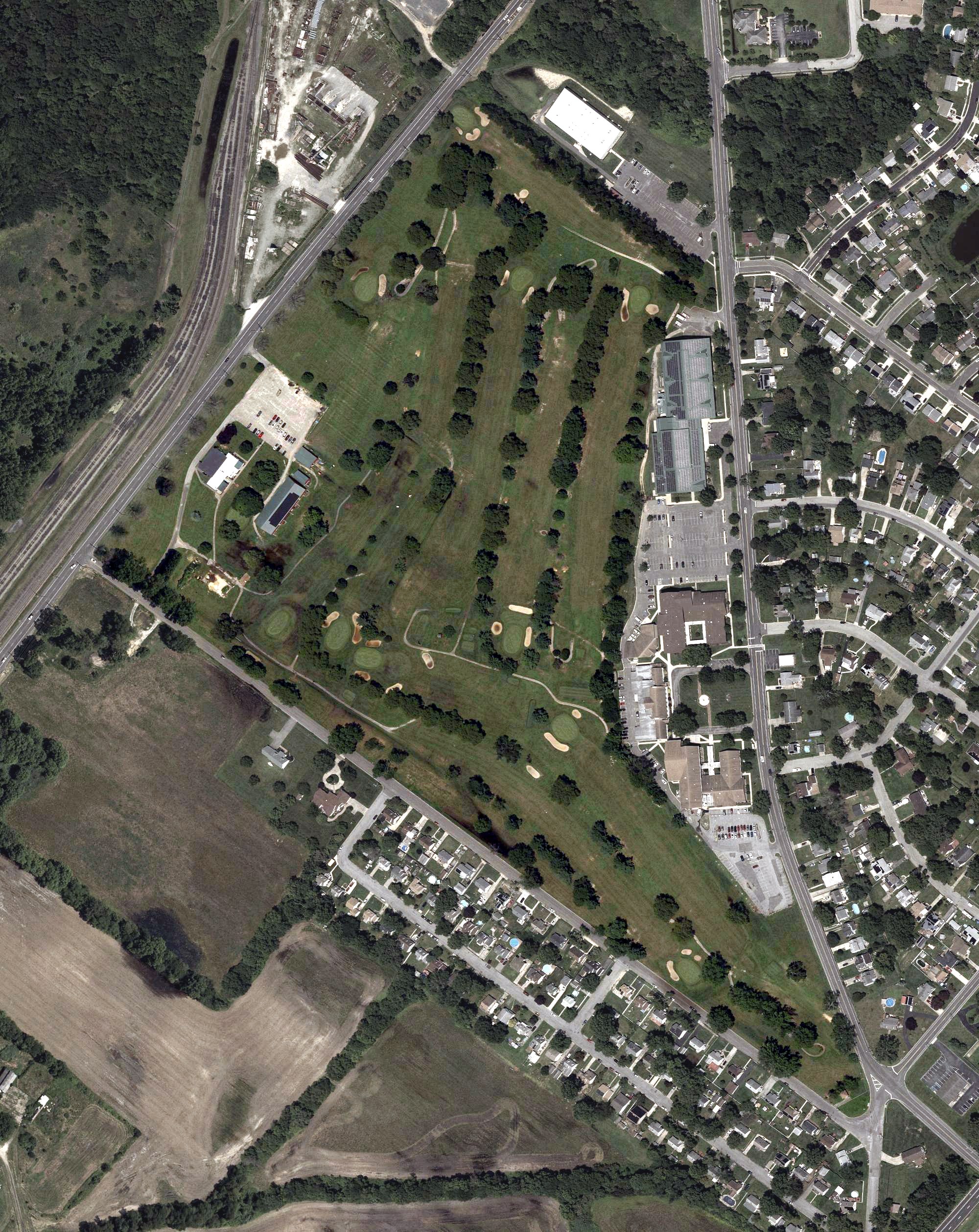 Aerial view of Sakima Country Club, NJ