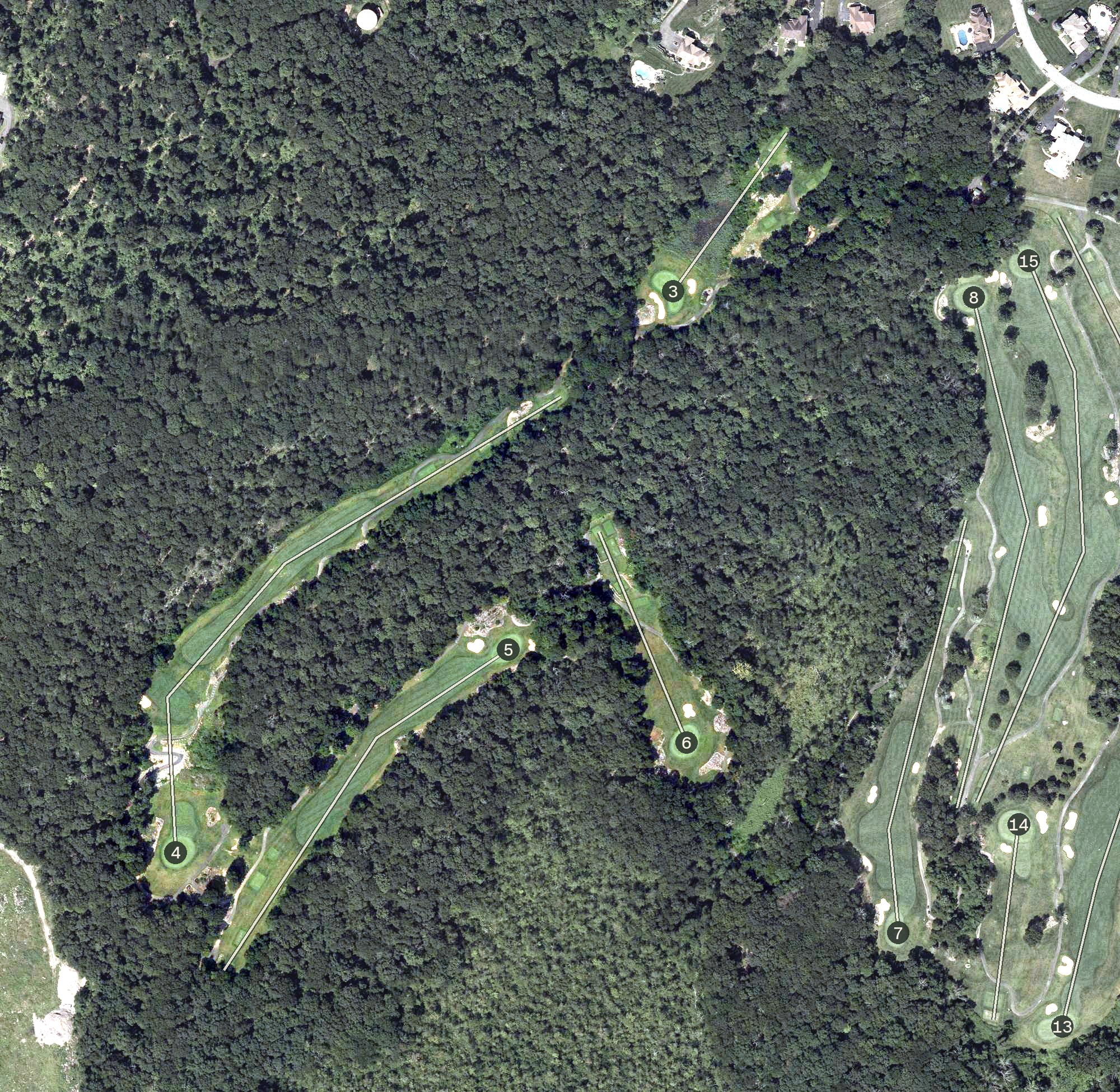 Aerial view of Sky View Golf & Banquets, NJ