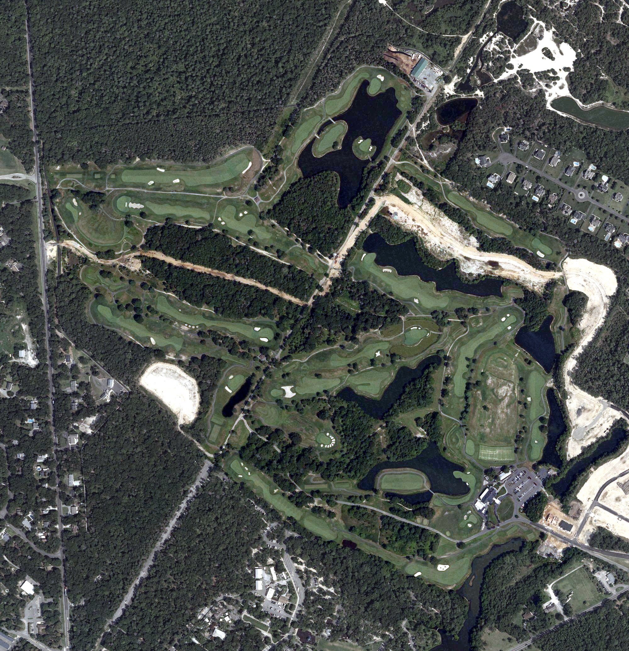 Aerial view of Stone Harbor Golf Club, NJ