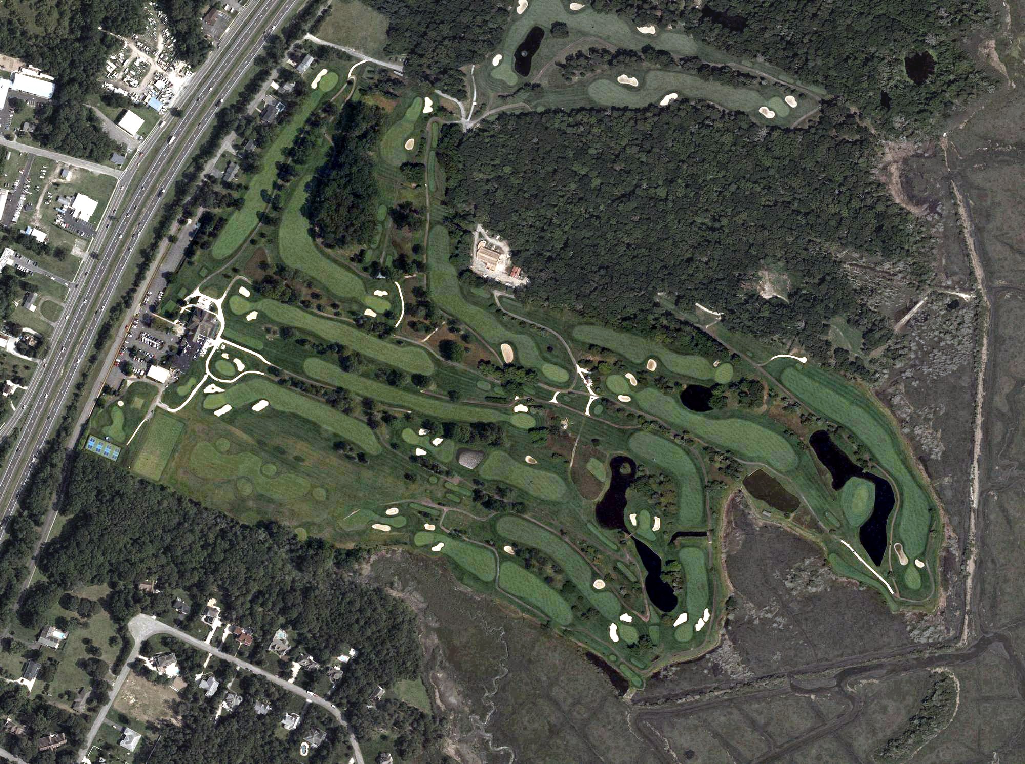 Aerial view of The Shore Club, NJ