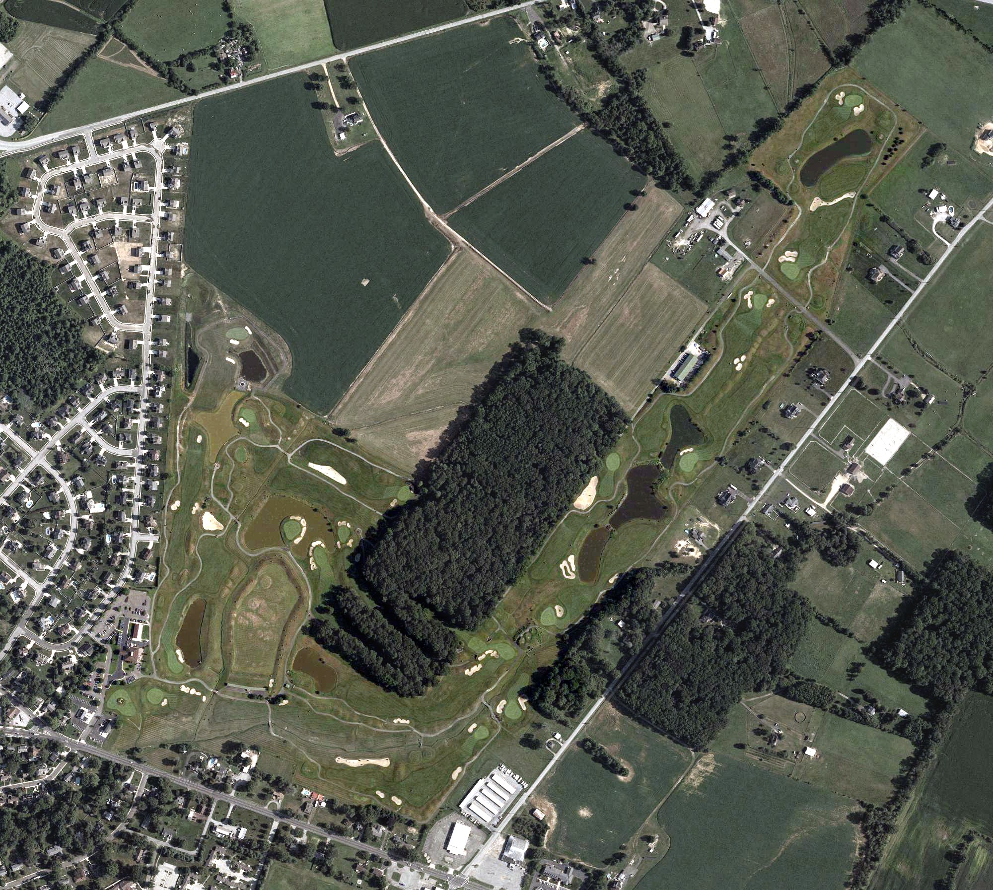 Aerial view of Town & Country Golf Links, NJ