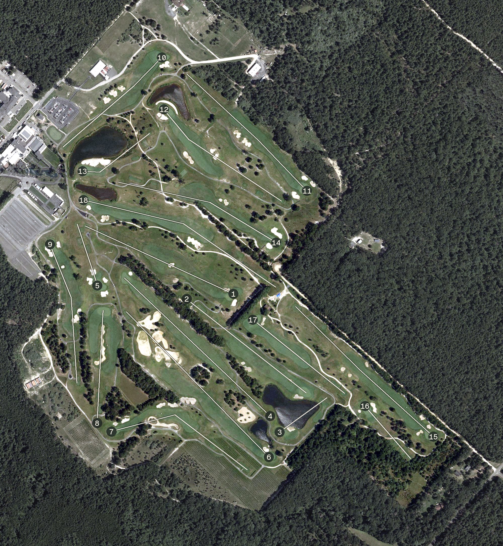 Aerial view of Vineyard Golf at Renault Winery, NJ