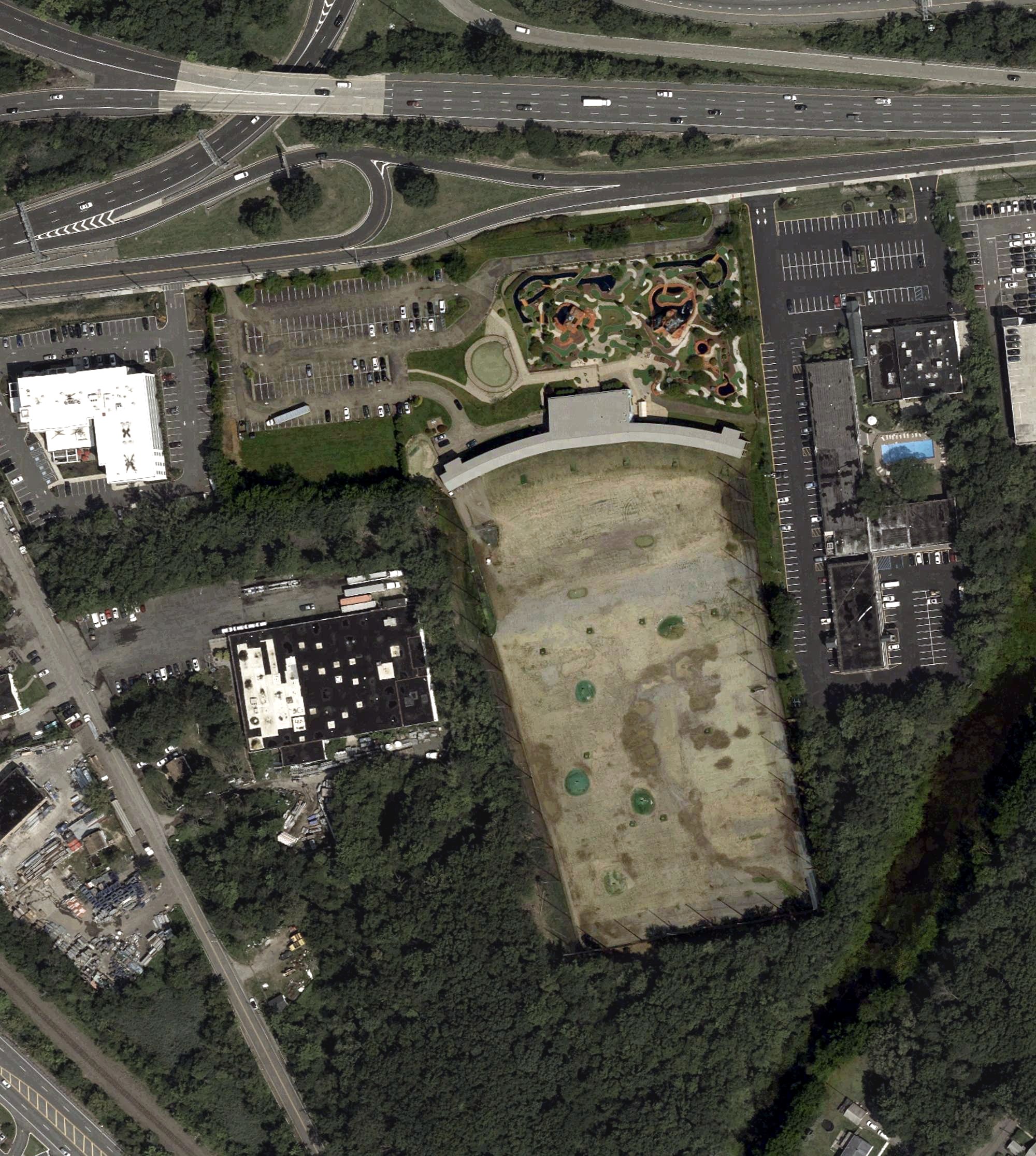 Aerial view of Willowbrook Golf Center, NJ