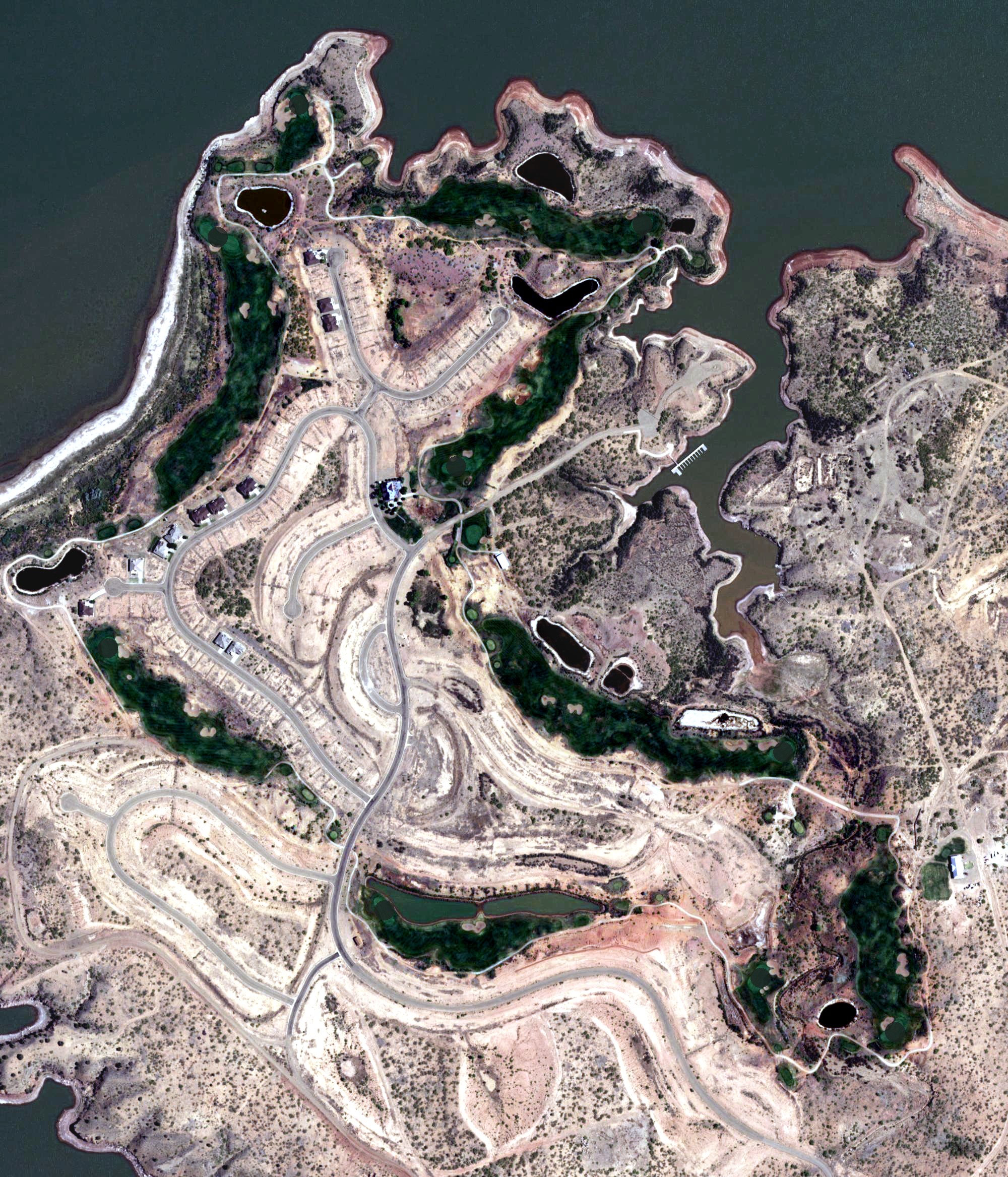 Aerial view of 12 Shores, NM