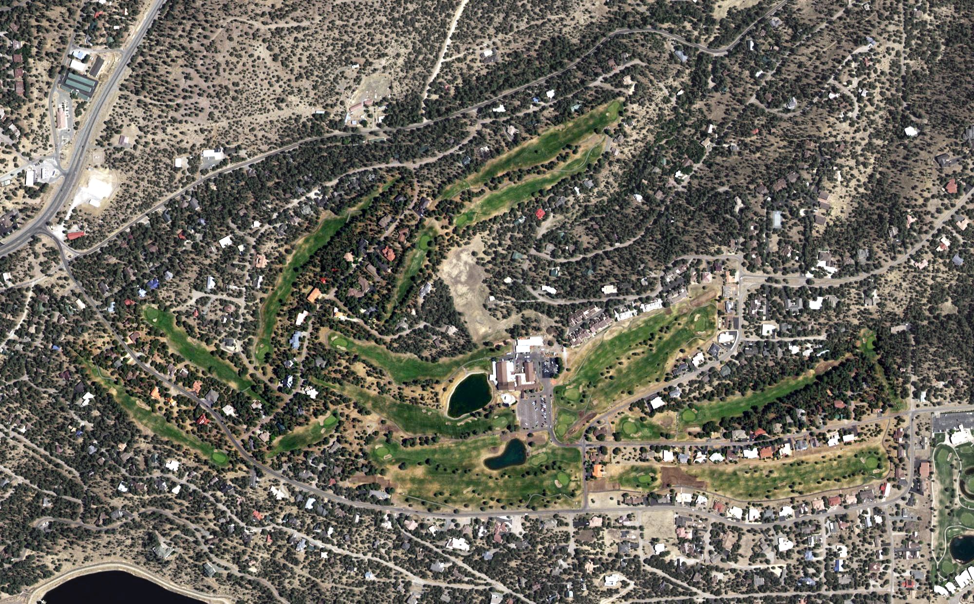 Aerial view of Alto Lakes Golf & Country Club, NM