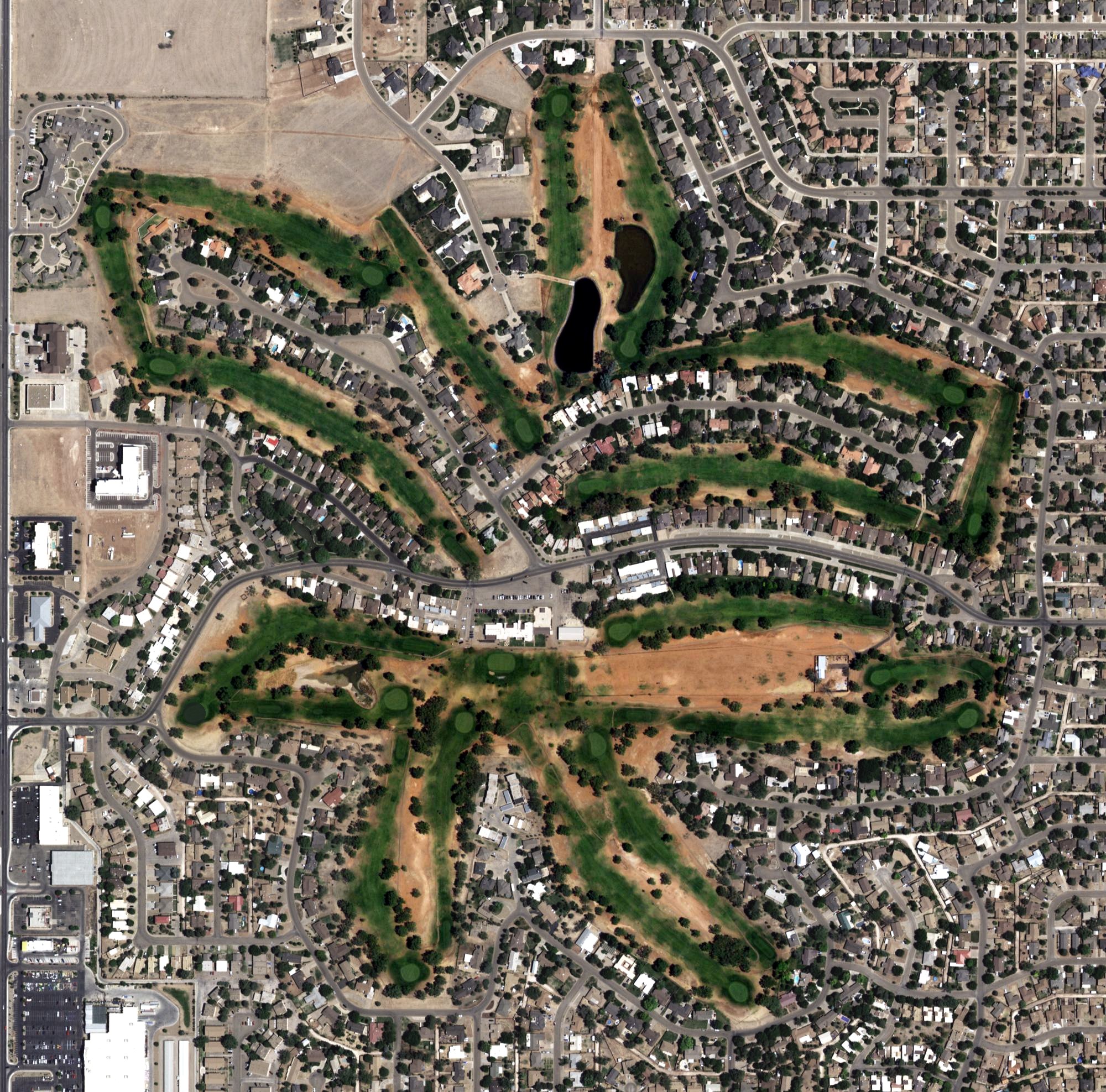 Aerial view of Chaparral Country Club, NM