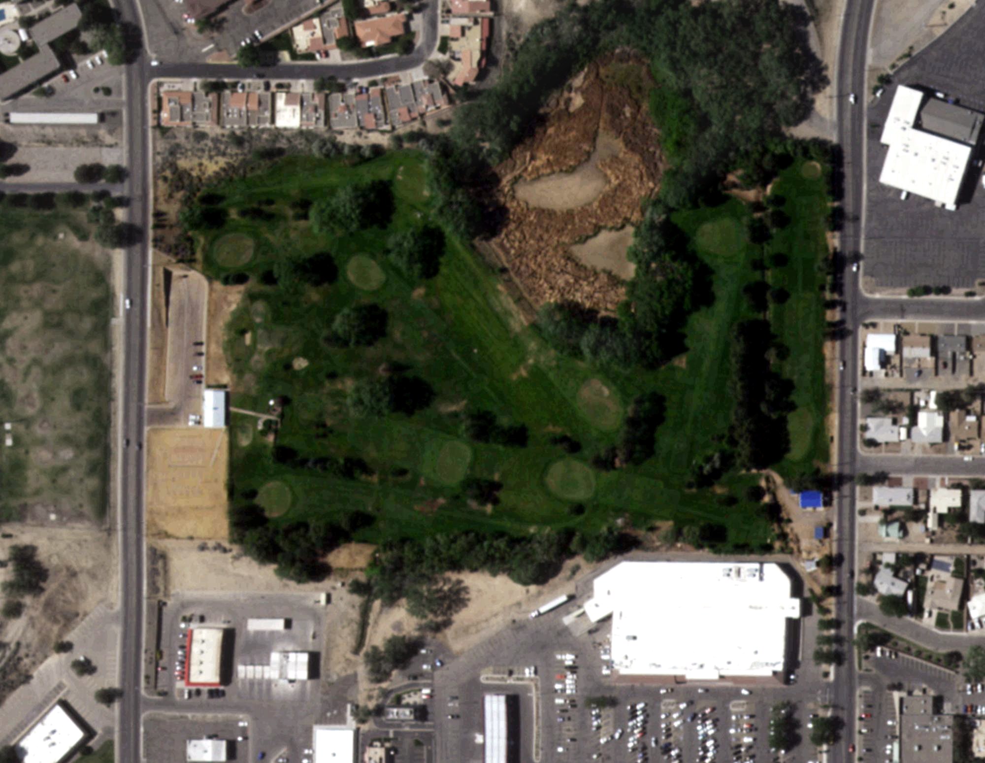 Aerial view of Civitan Golf Course, NM