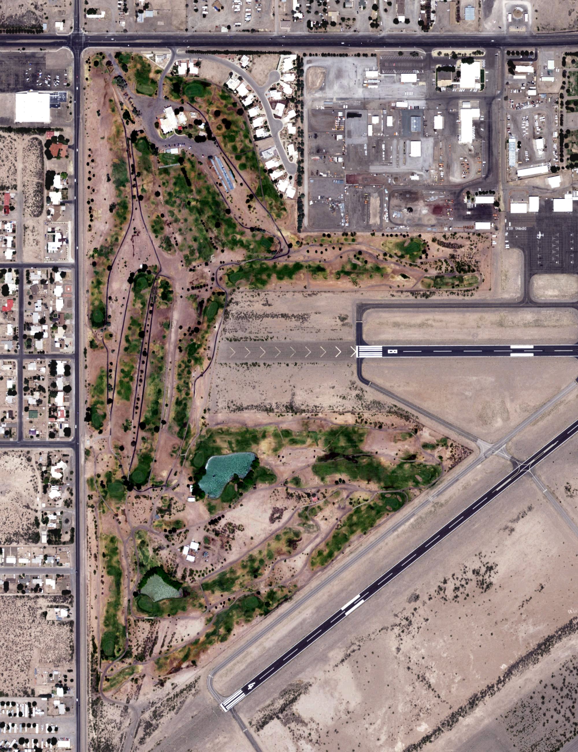 Aerial view of Rio Mimbres Country Club, NM