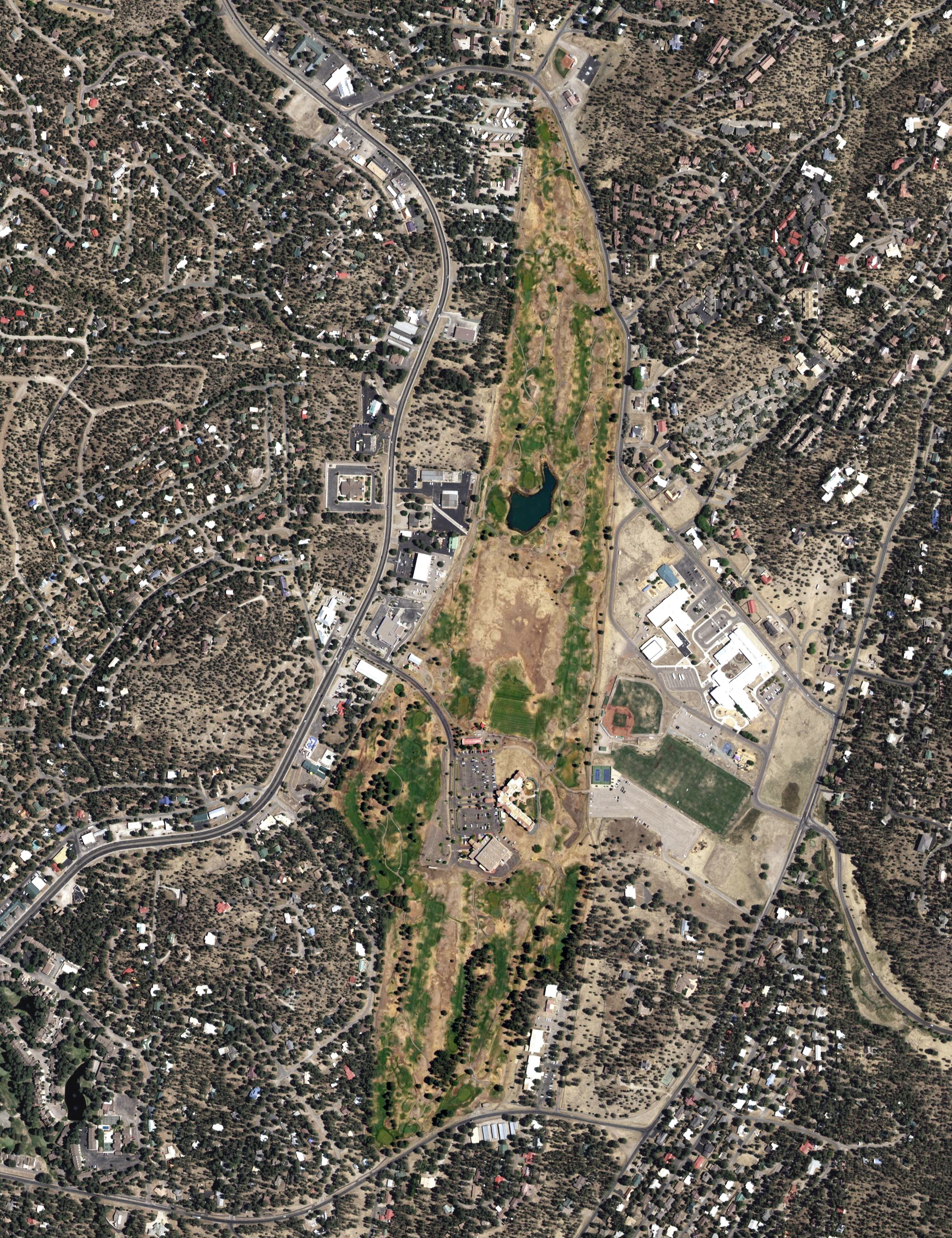 Aerial view of The Links at Sierra Blanca, NM