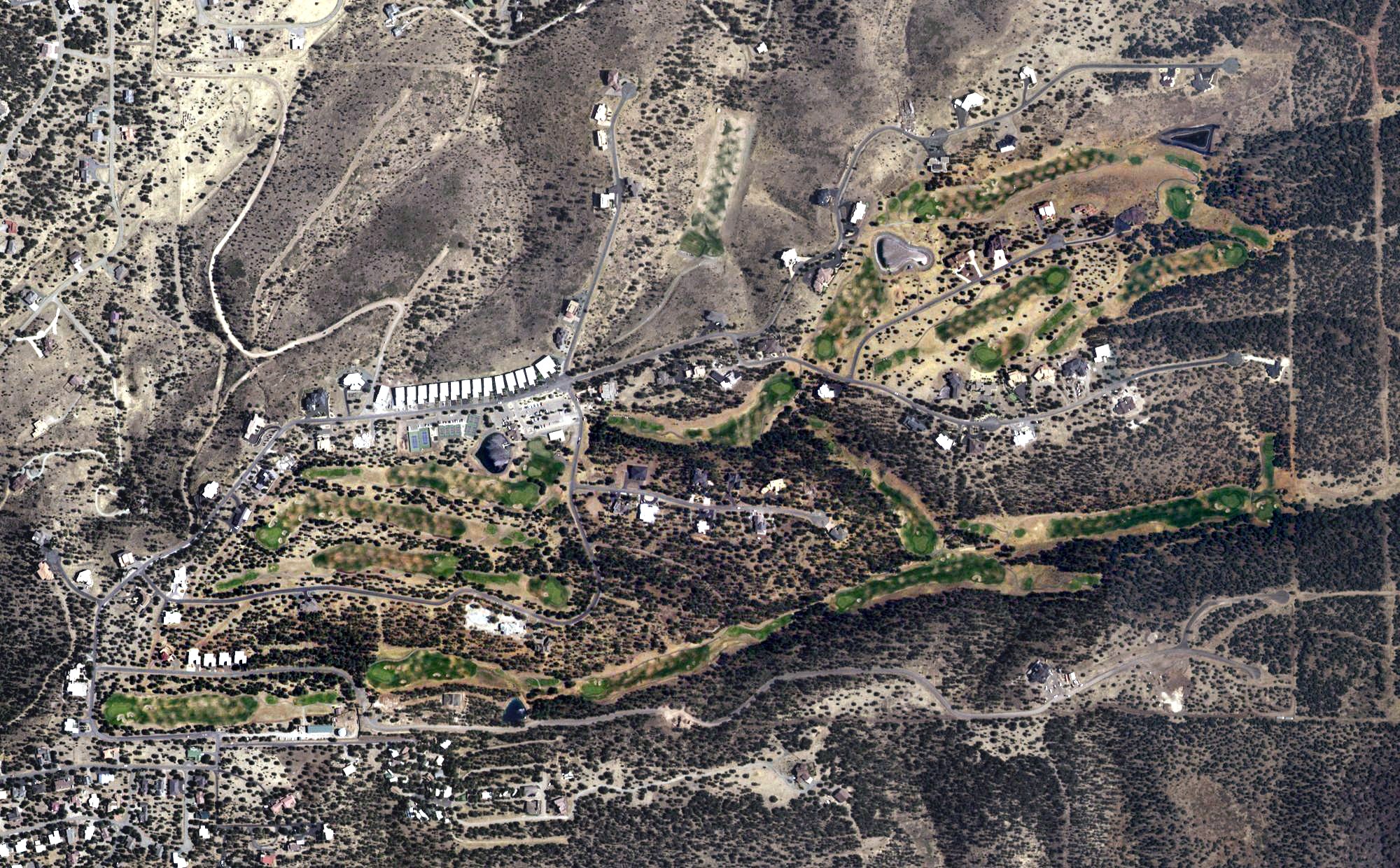 Aerial view of The Outlaw at Alto Lakes, NM