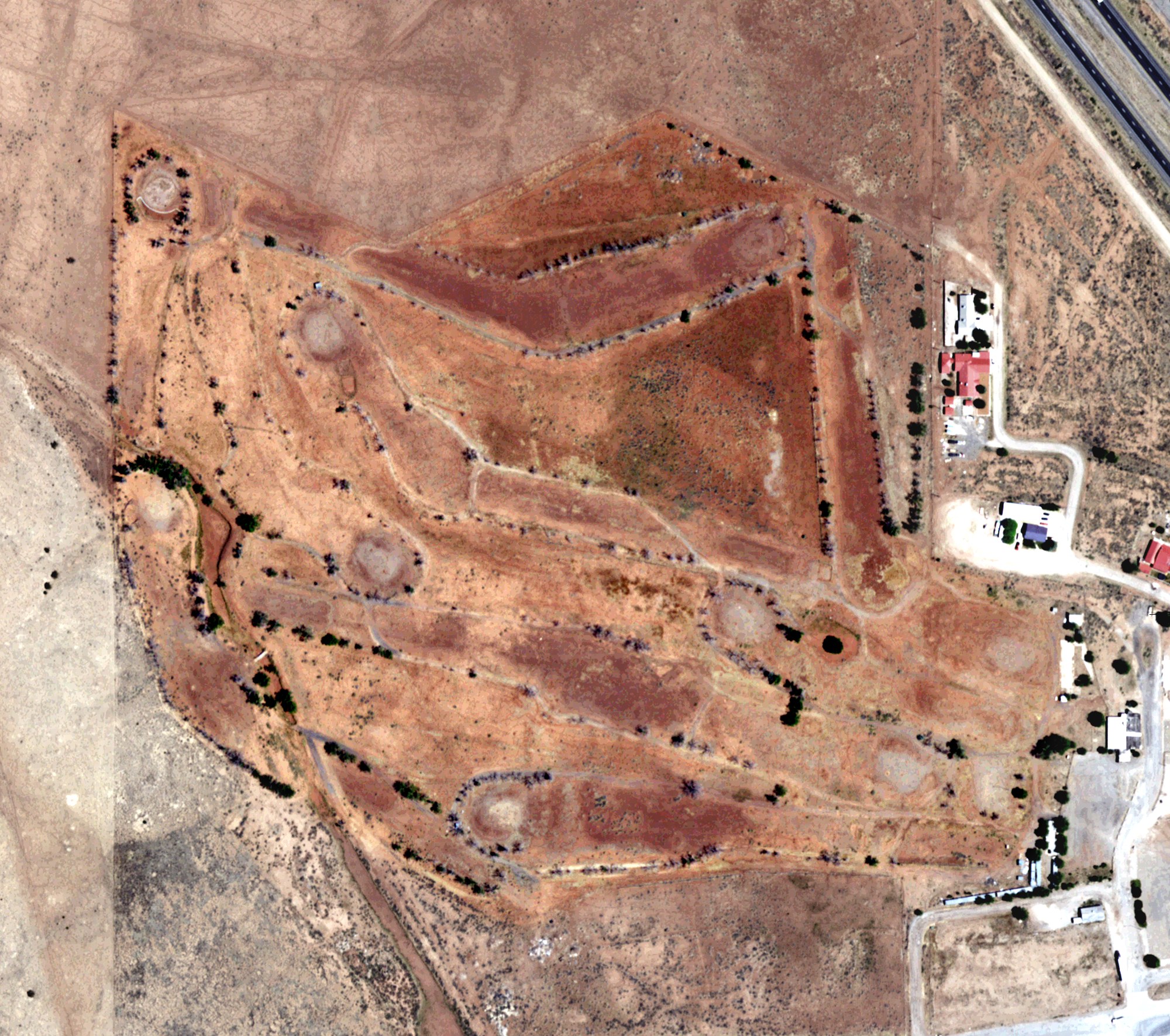 Aerial view of Zuni Mountain Golf Course, NM