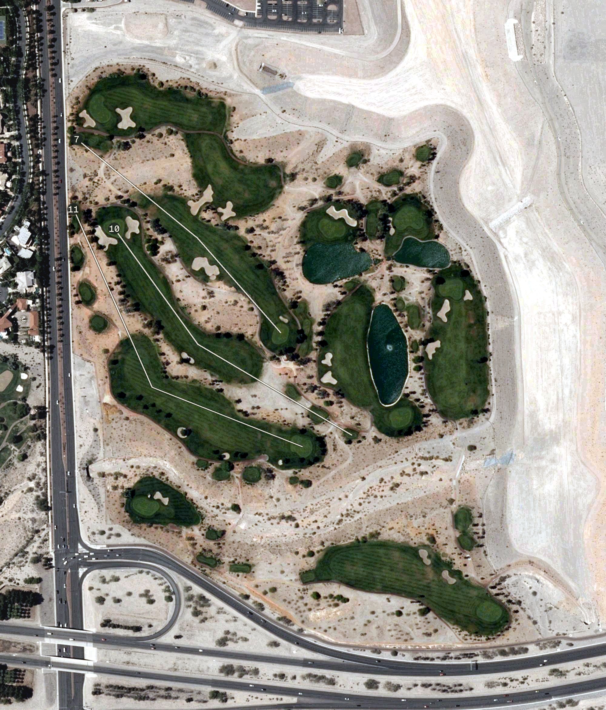 Aerial view of Angel Park Golf Club - Palm, NV