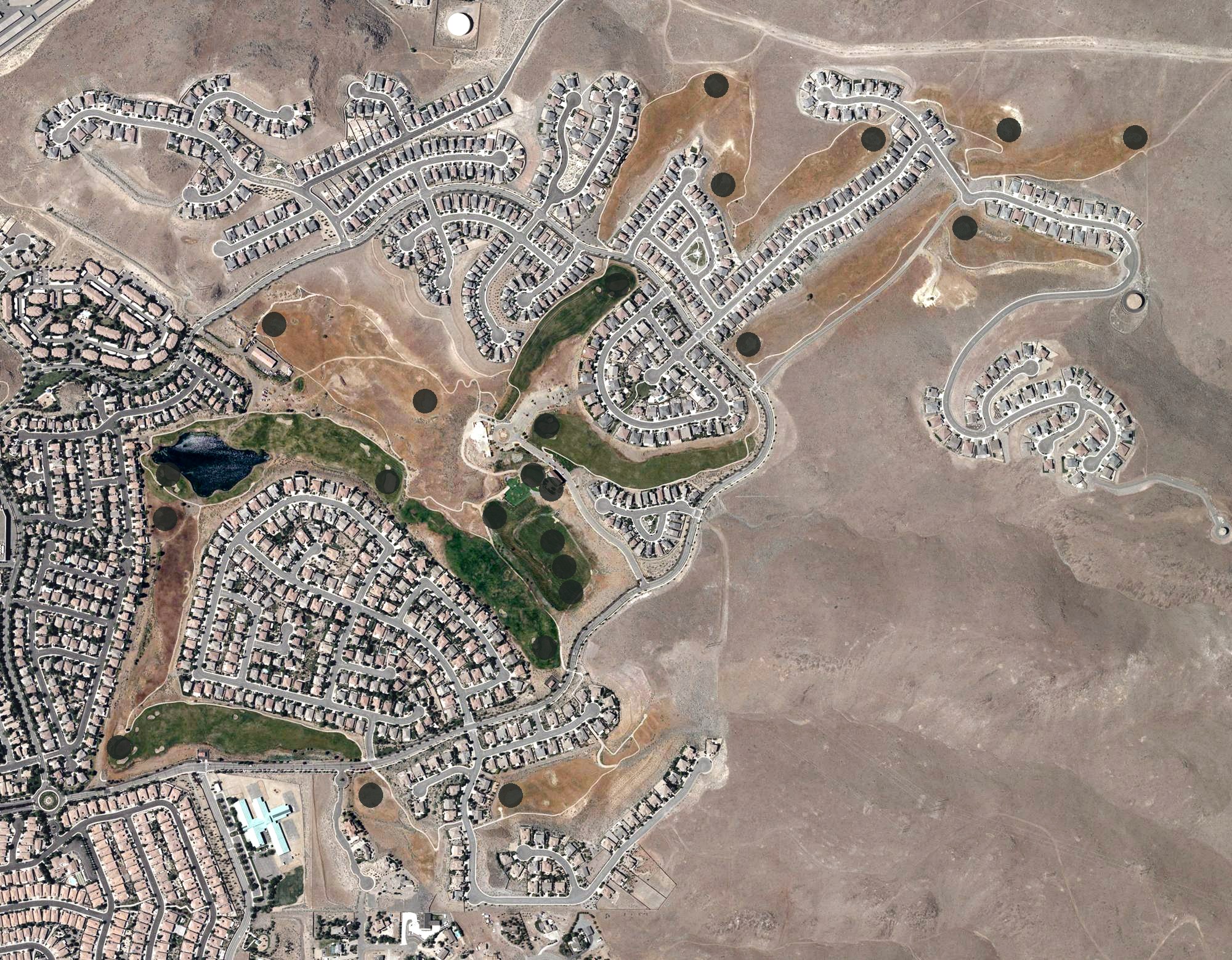 Aerial view of D'Andrea Golf Club, NV