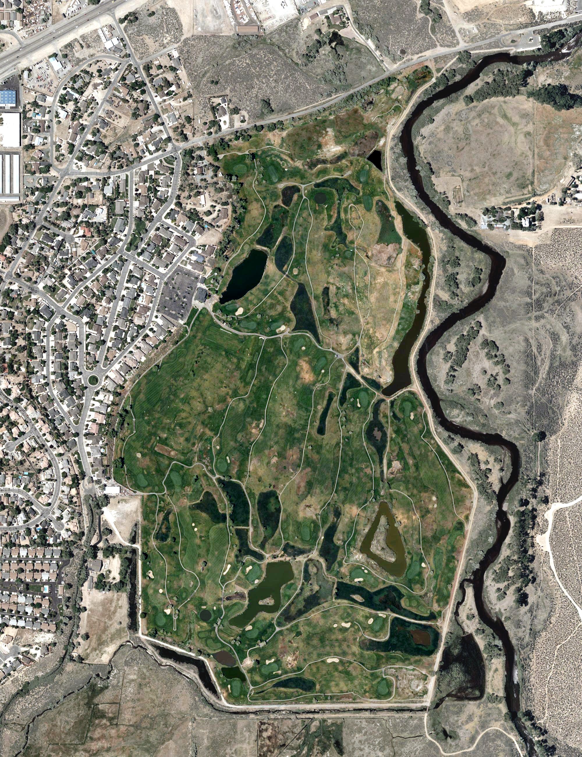 Aerial view of Empire Ranch Golf Course, NV