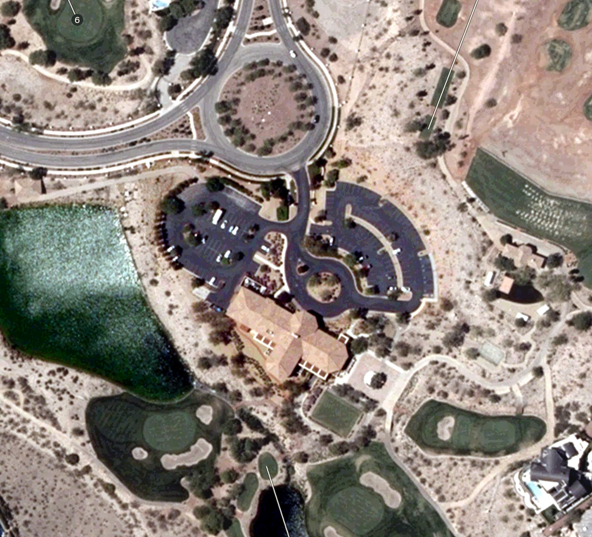 Aerial view of Rio Secco Golf Club, NV