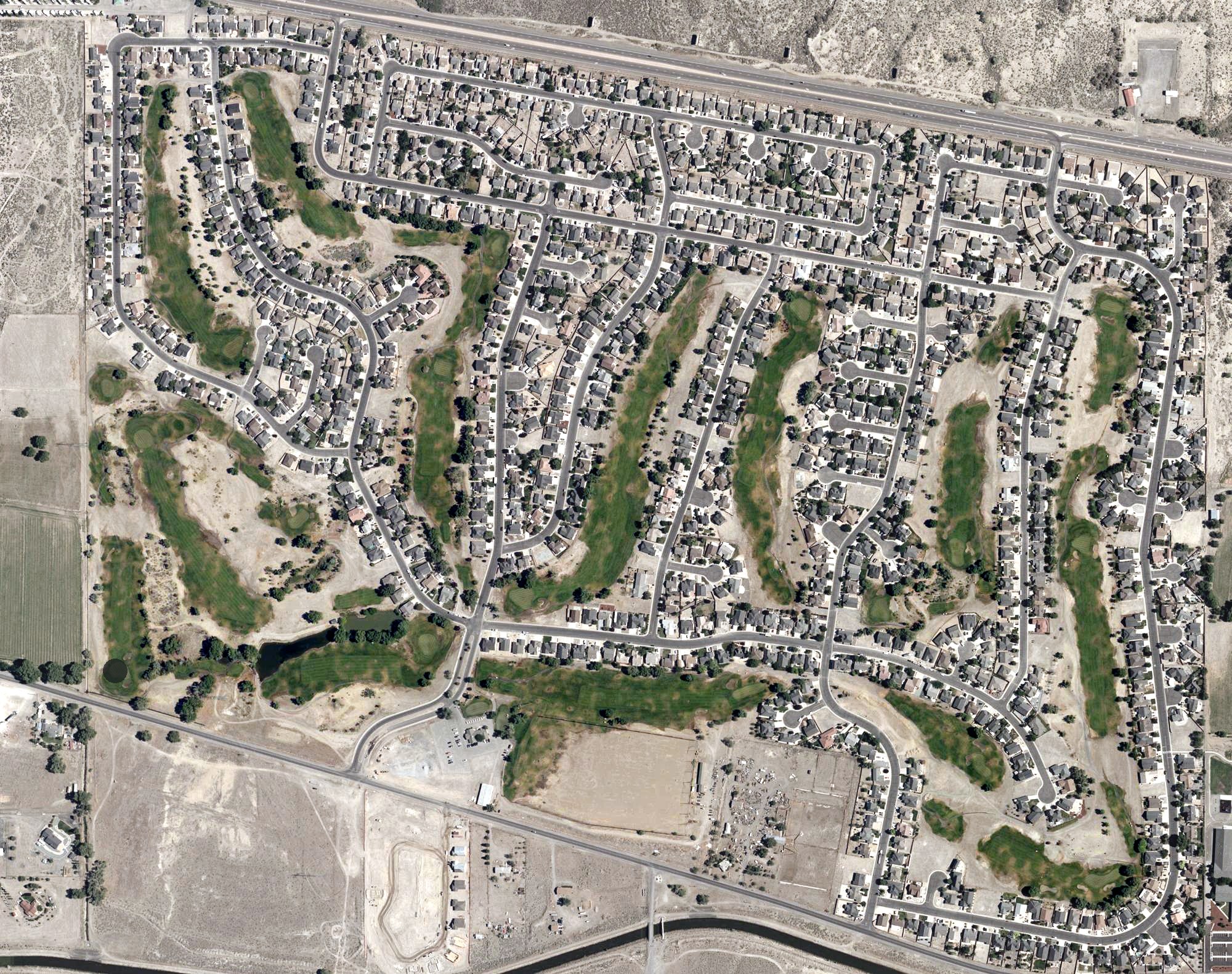 Aerial view of The Golf Club at Fernley, NV