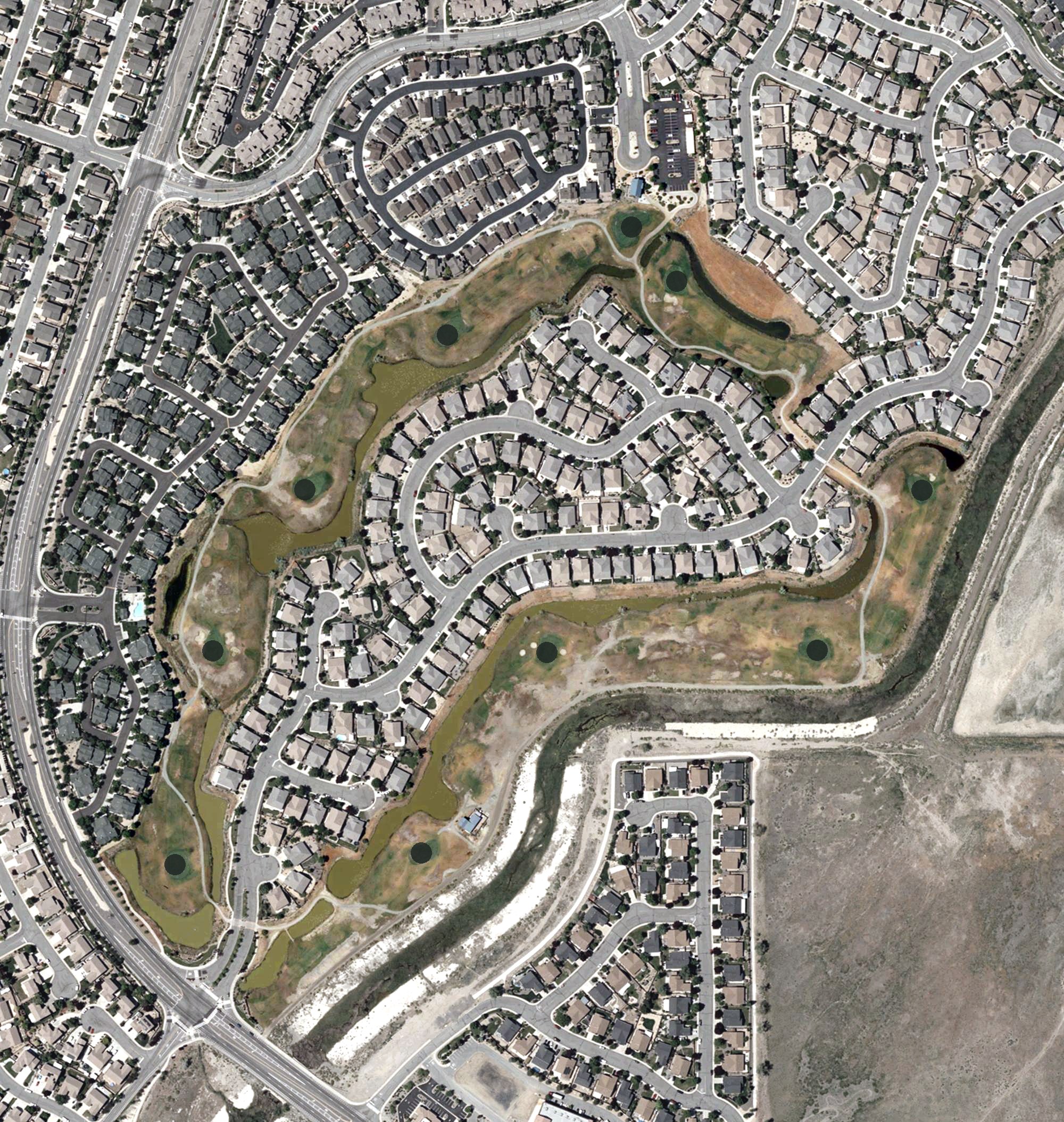Aerial view of The Links at Kiley Ranch, NV