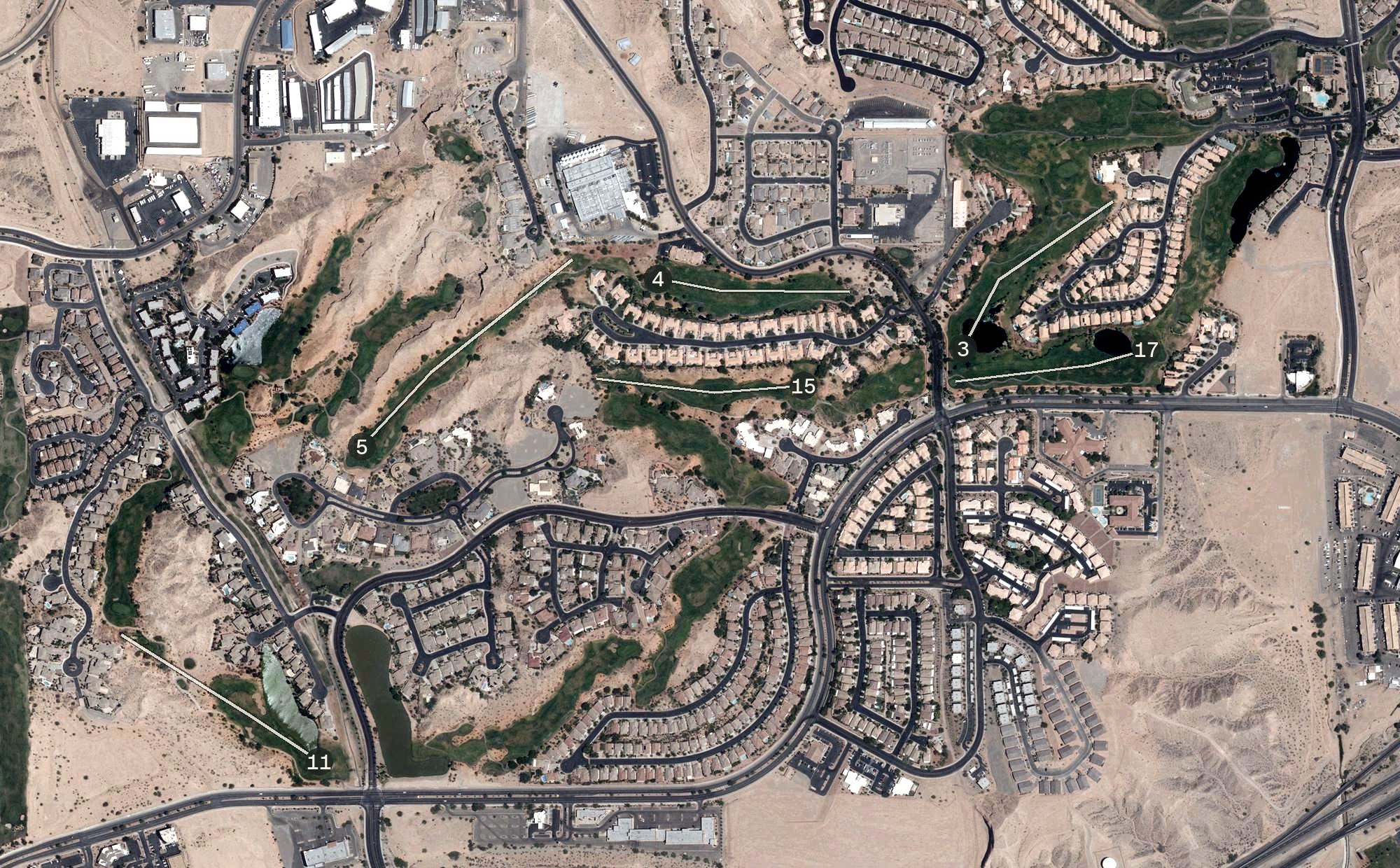 Aerial view of The Oasis - Palmer Course, NV