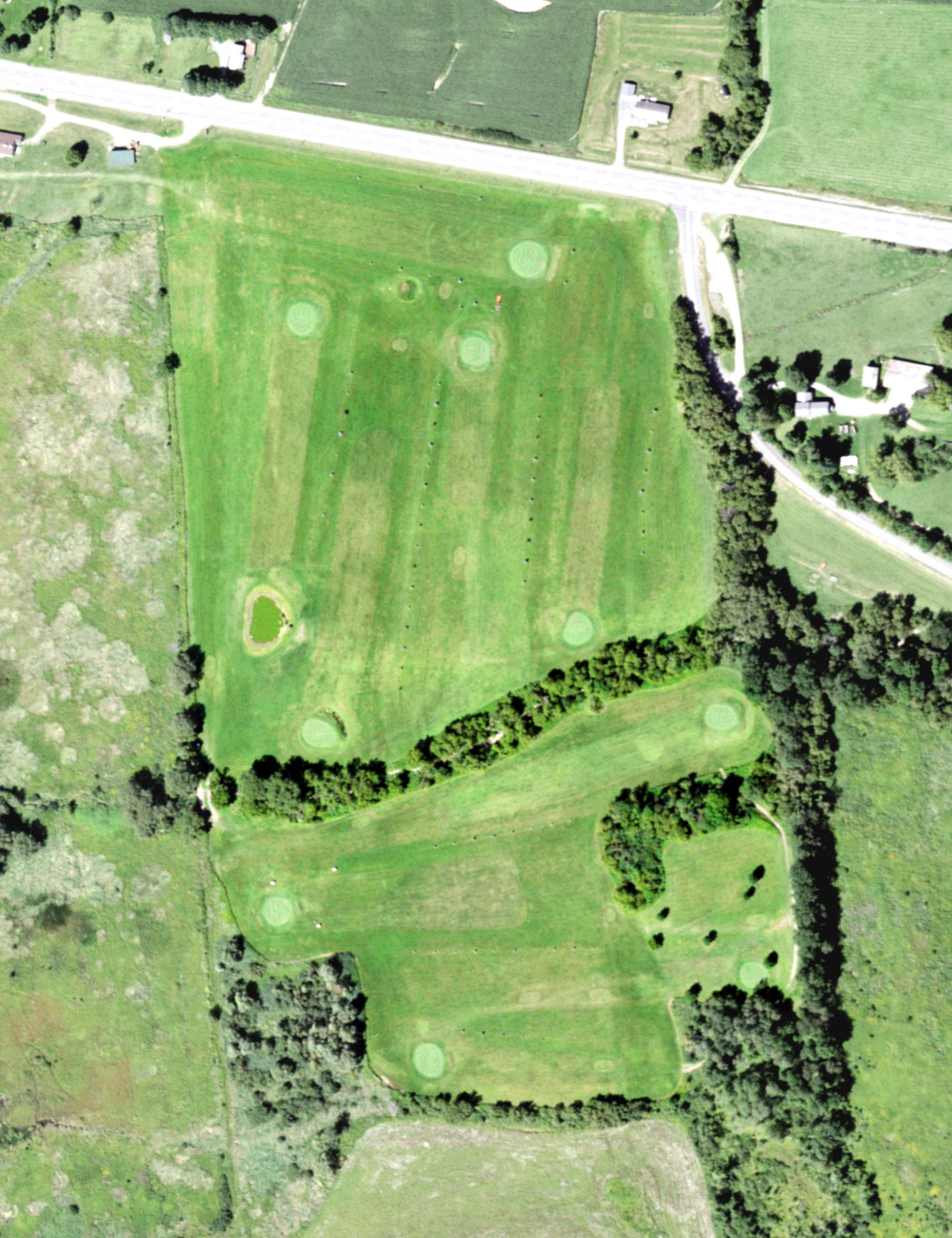 Aerial view of Beaver Creek Golf Course, NY