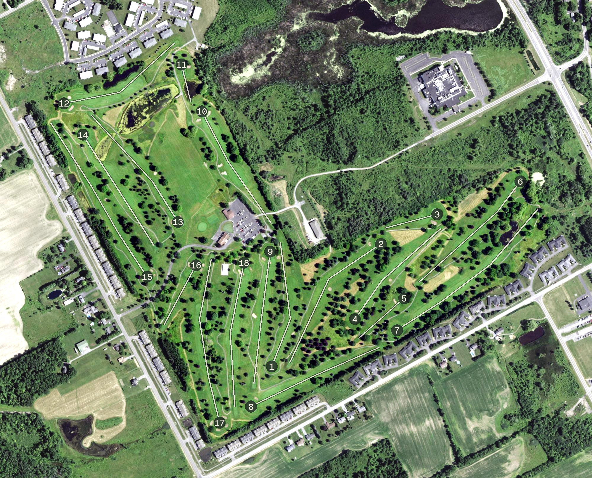 Aerial view of CenterPointe, NY