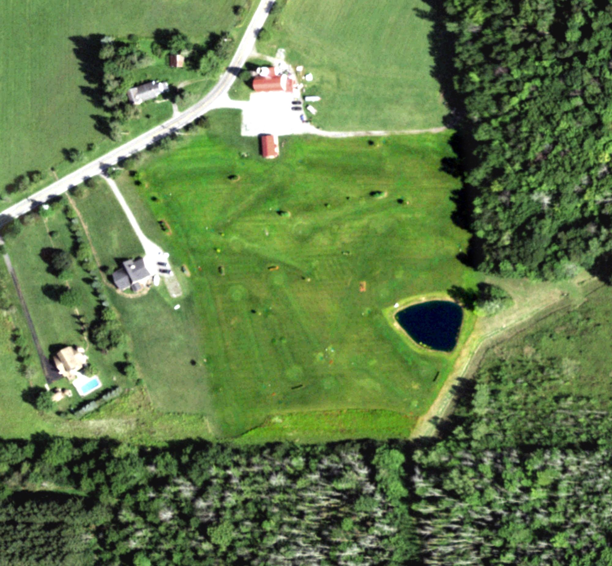 Aerial view of Destroyer Park Golf, NY