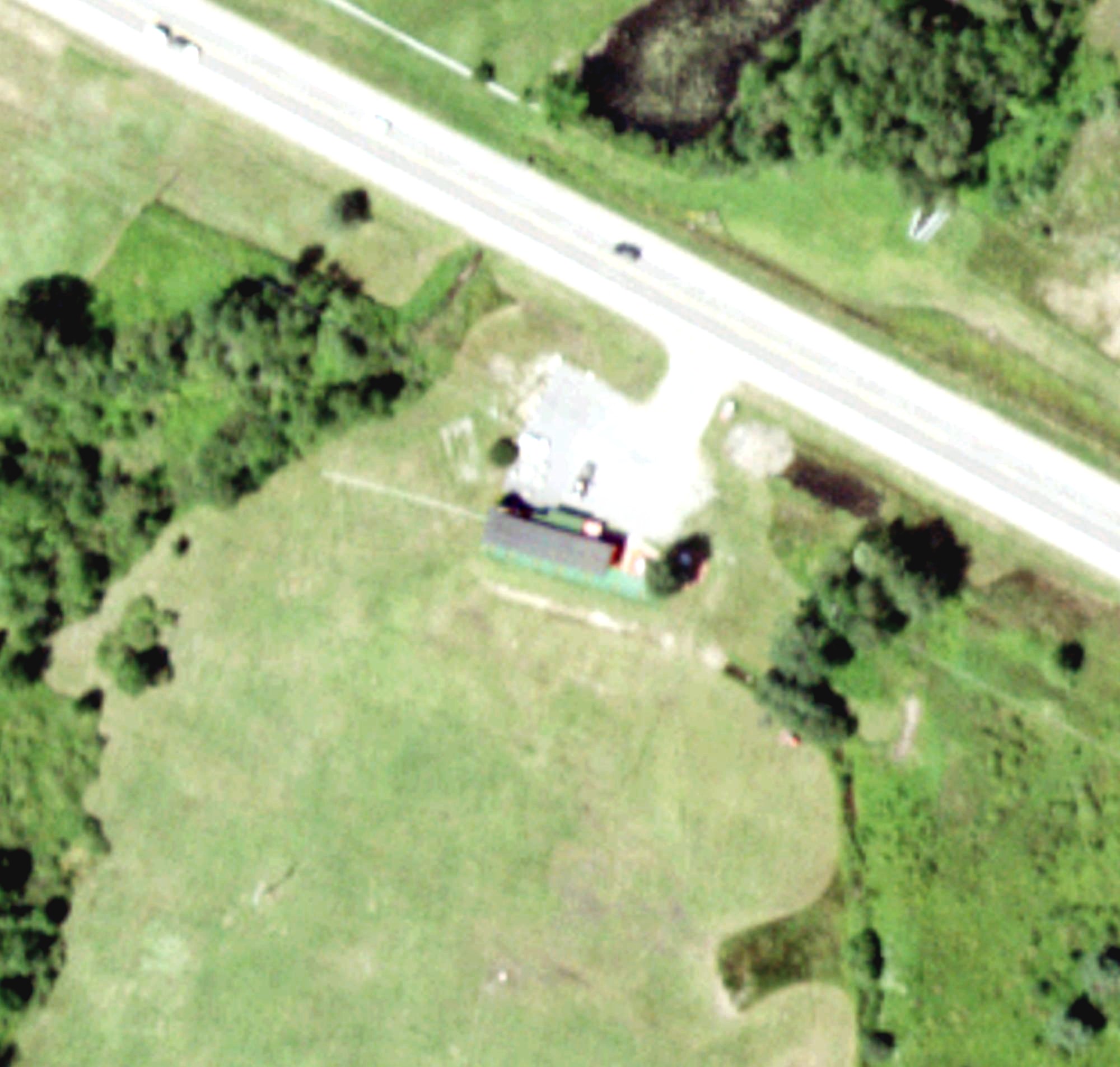 Aerial view of Driving Range Main Building, NY