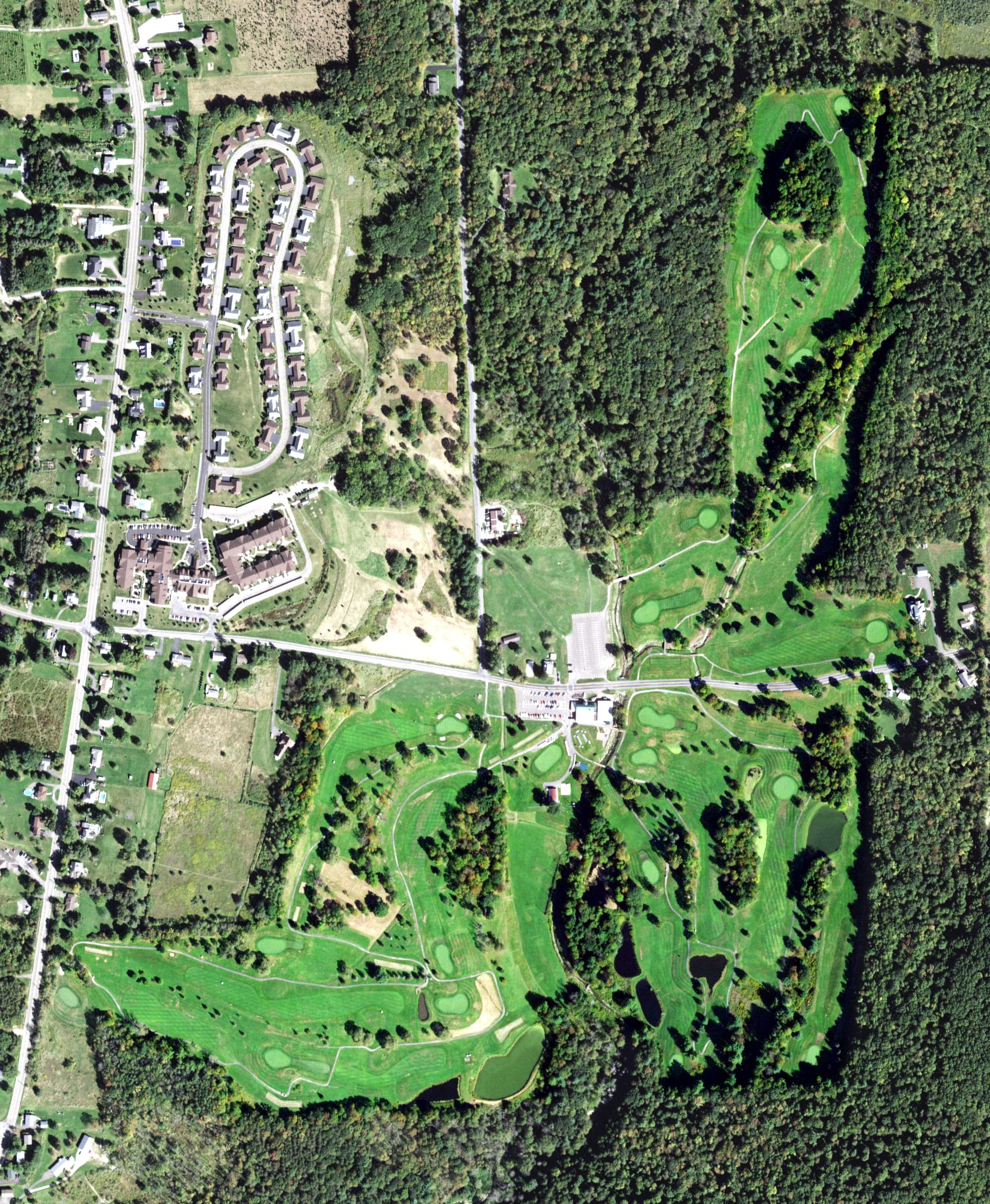 Aerial view of Endwell Greens, NY