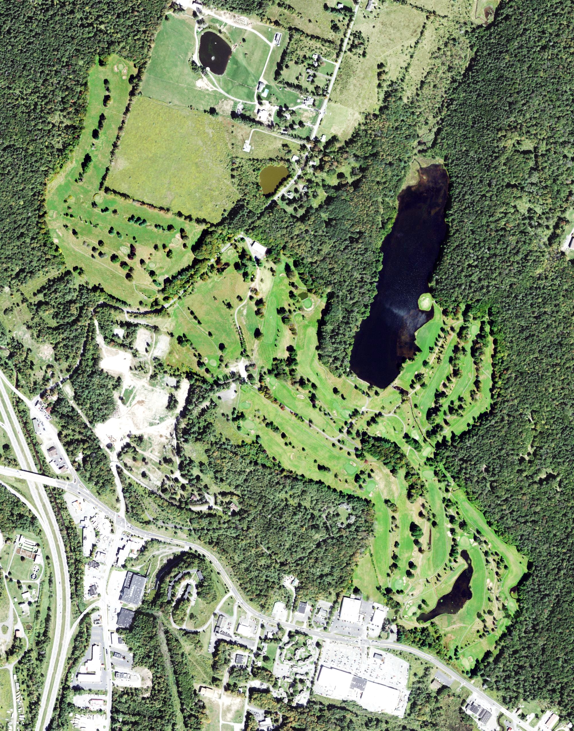 Aerial view of Grossinger Country Club, NY