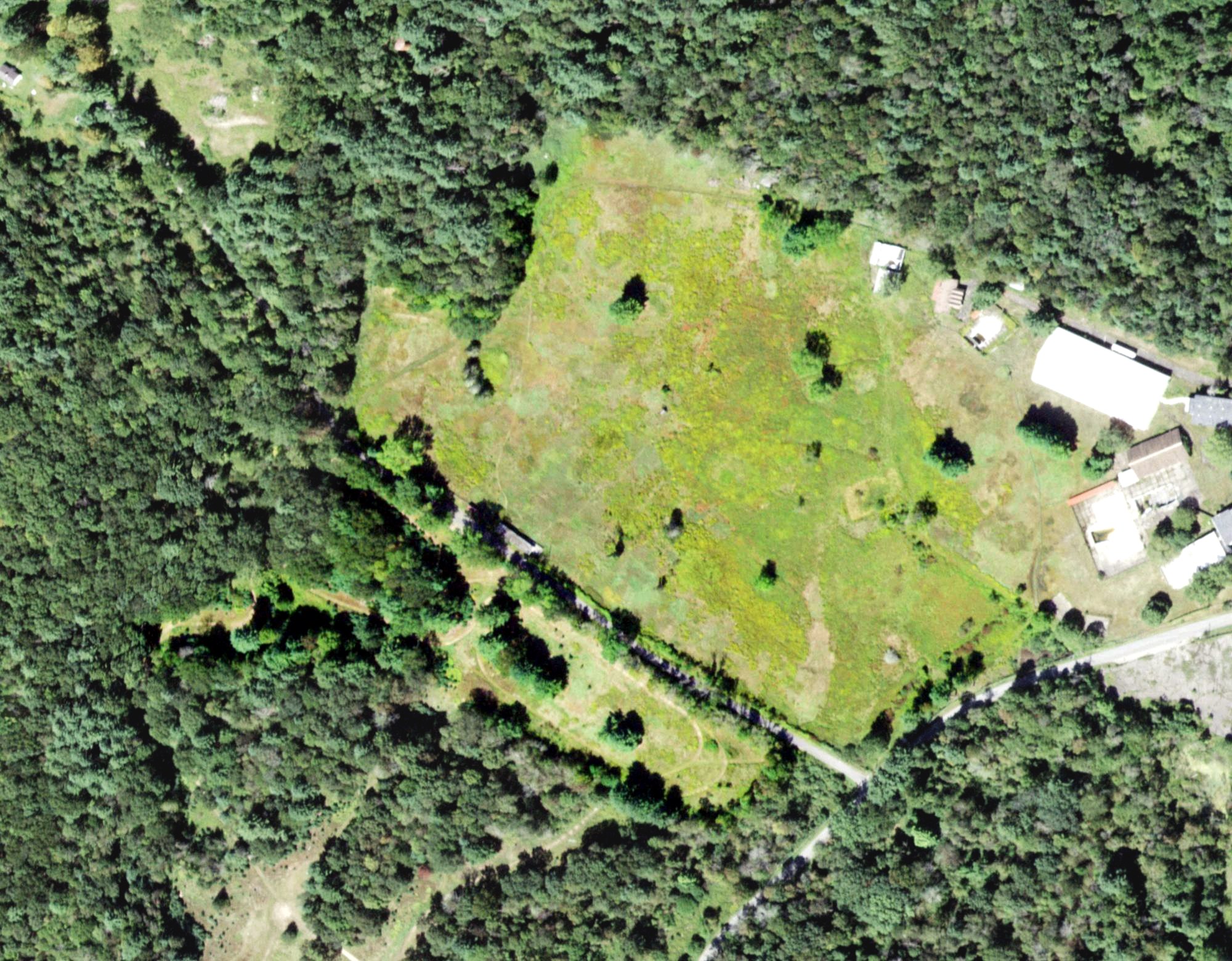 Aerial view of Homowack Lodge Golf Course (Defunct), NY