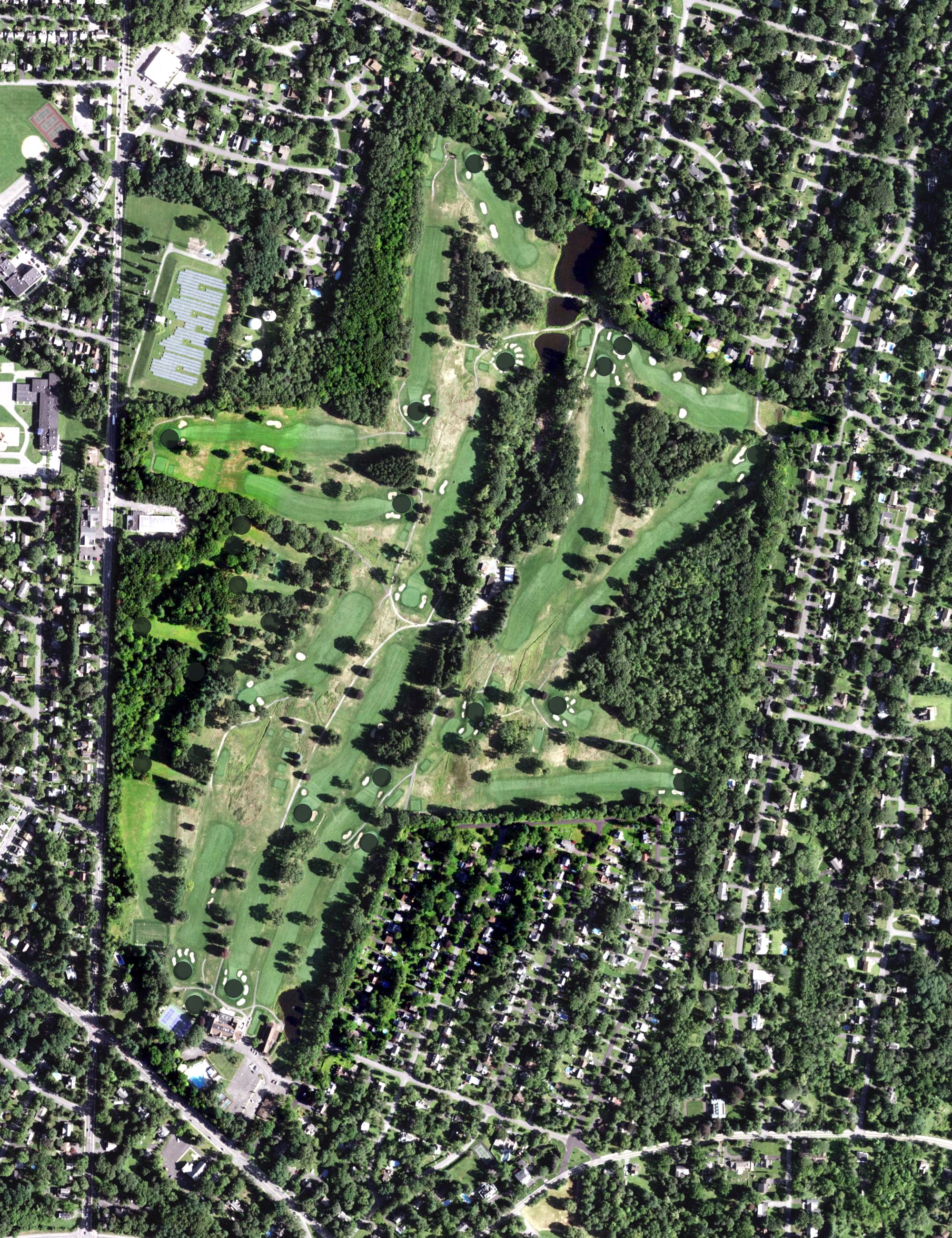 Aerial view of Mohawk Golf Club, NY