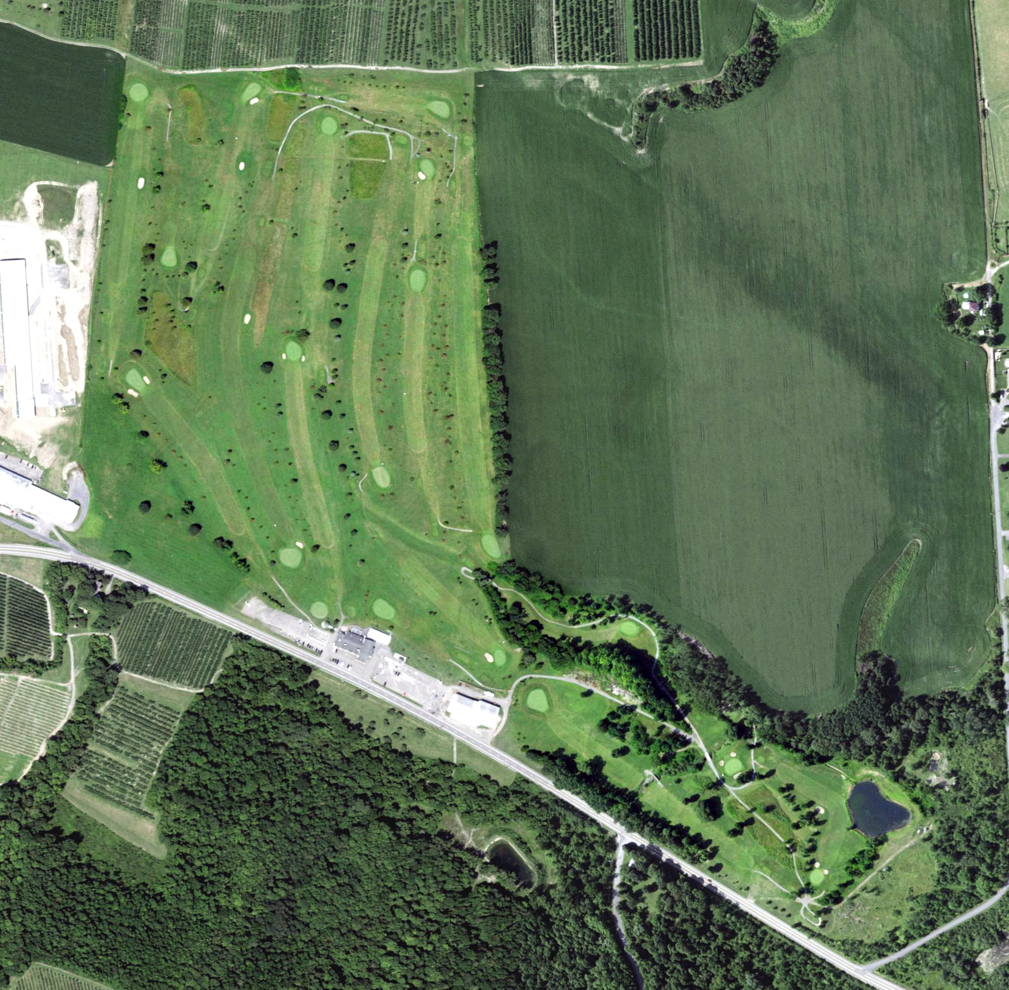Aerial view of Orchard Vali, NY