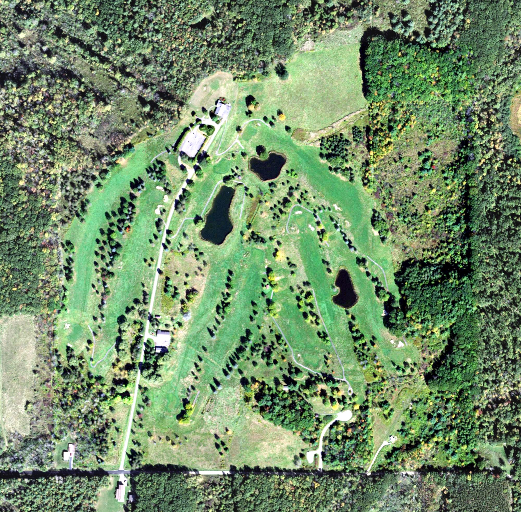 Aerial view of Pinnacle Golf Course, NY