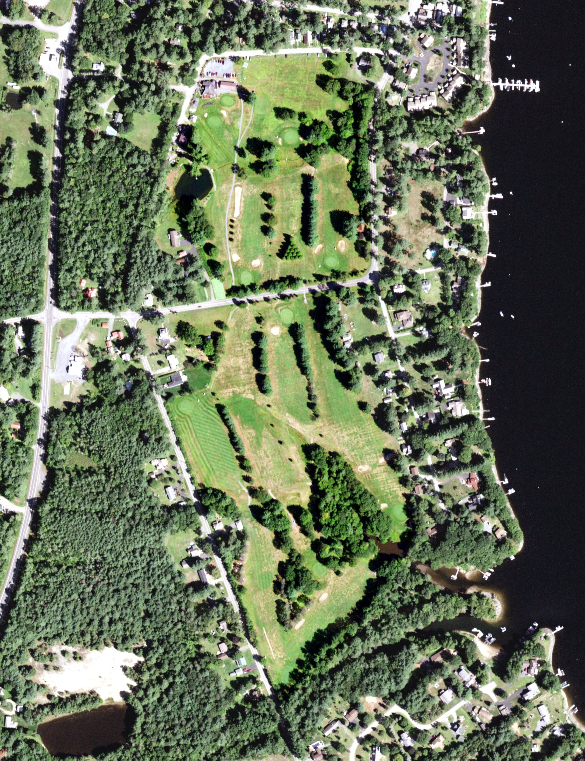 Aerial view of Sacandaga Golf Course, NY