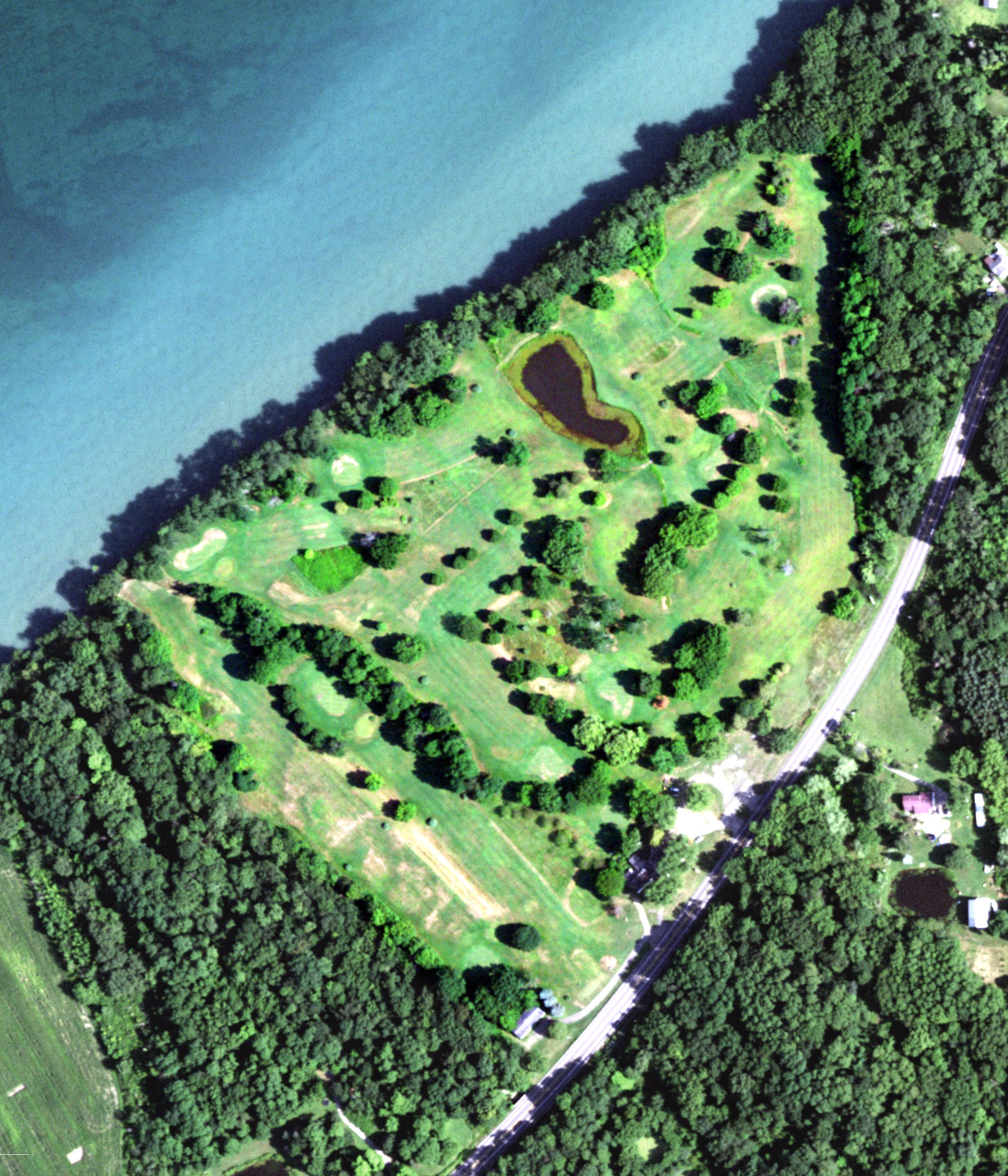 Aerial view of Sugar Hill Golf Course, NY