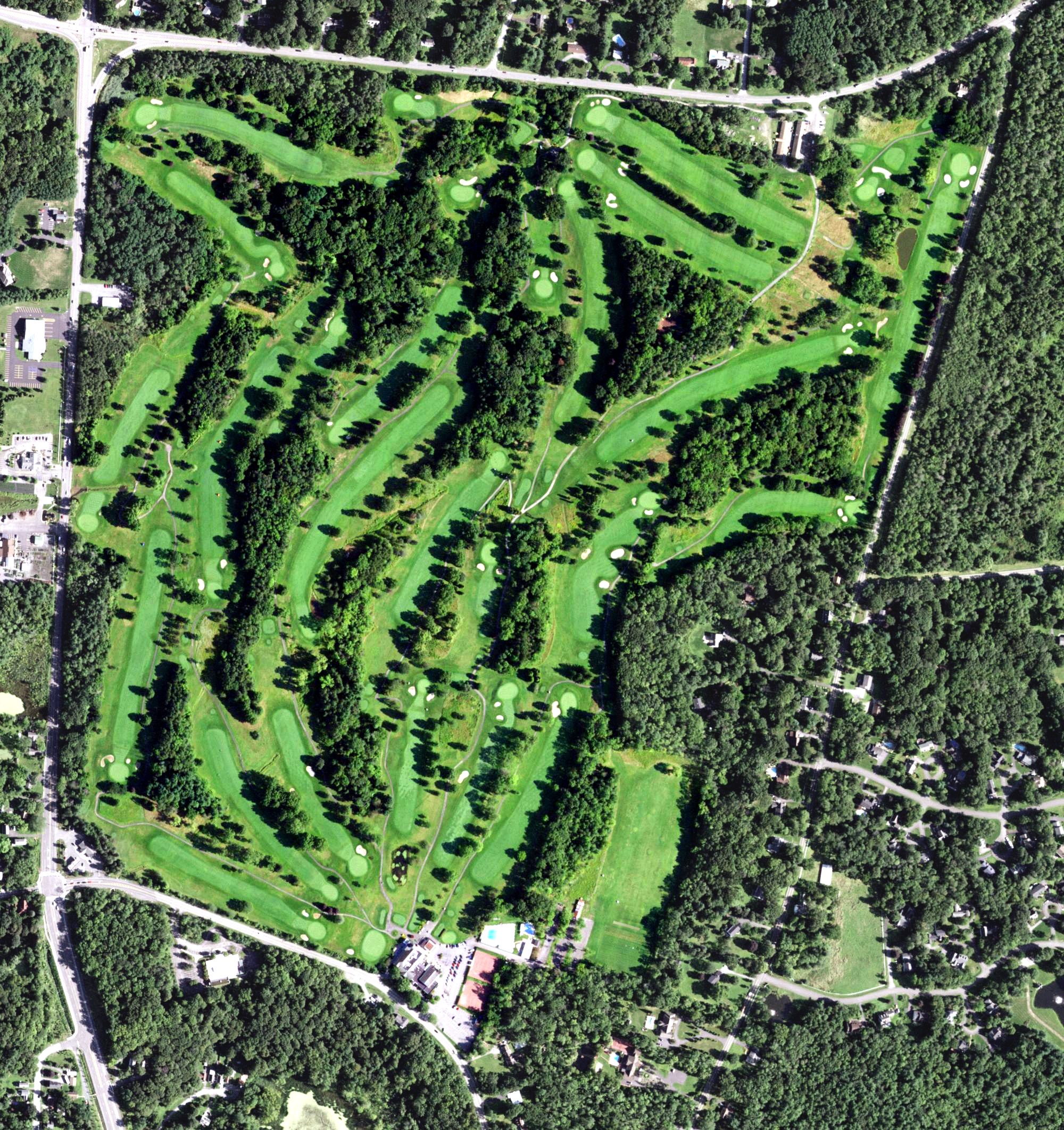 Aerial view of The Edison Club, NY
