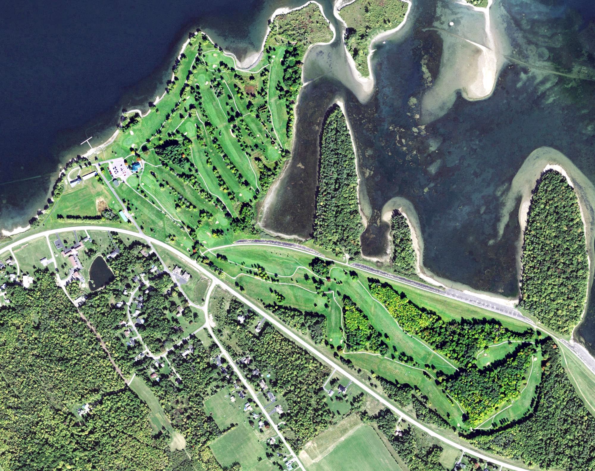 Aerial view of The River Course At Louisville Landing Recreation, NY
