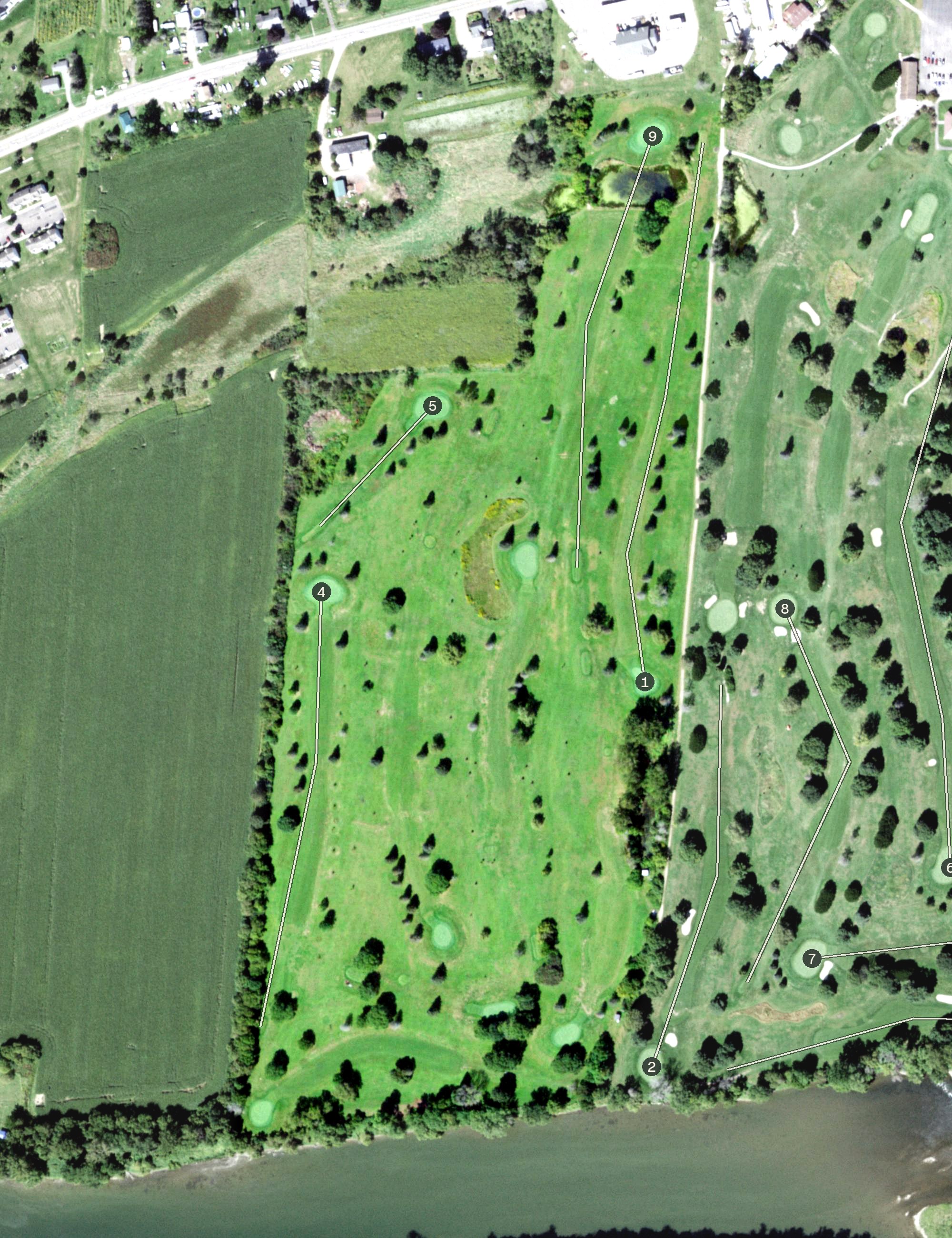 Aerial view of Willowcreek Golf Club - 9 Hole, NY