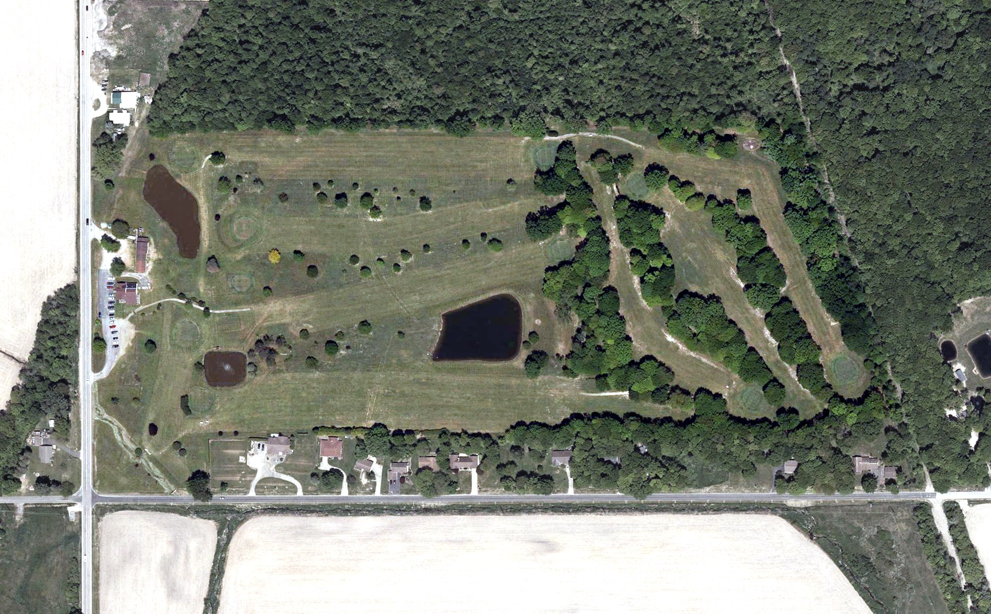 Aerial view of Andover Public Golf Course, OH