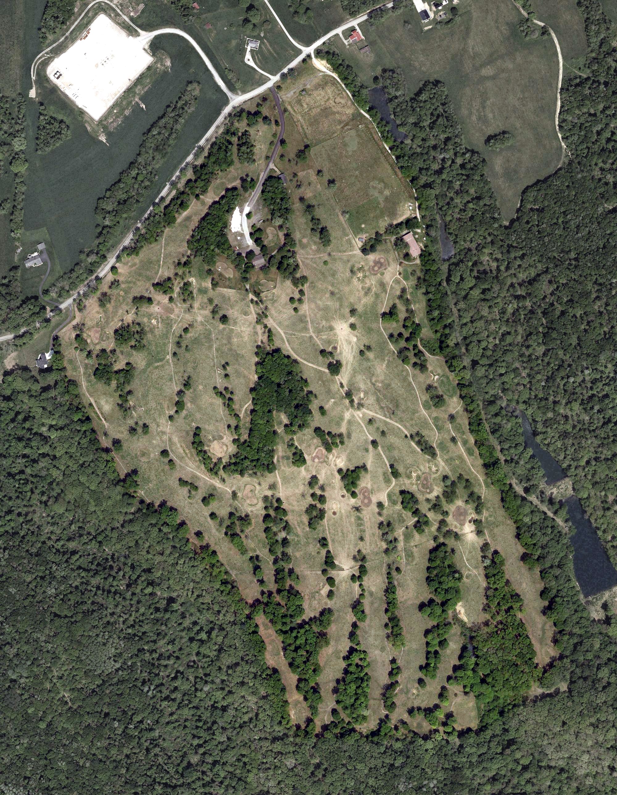 Aerial view of Blackmoor Golf Club, OH