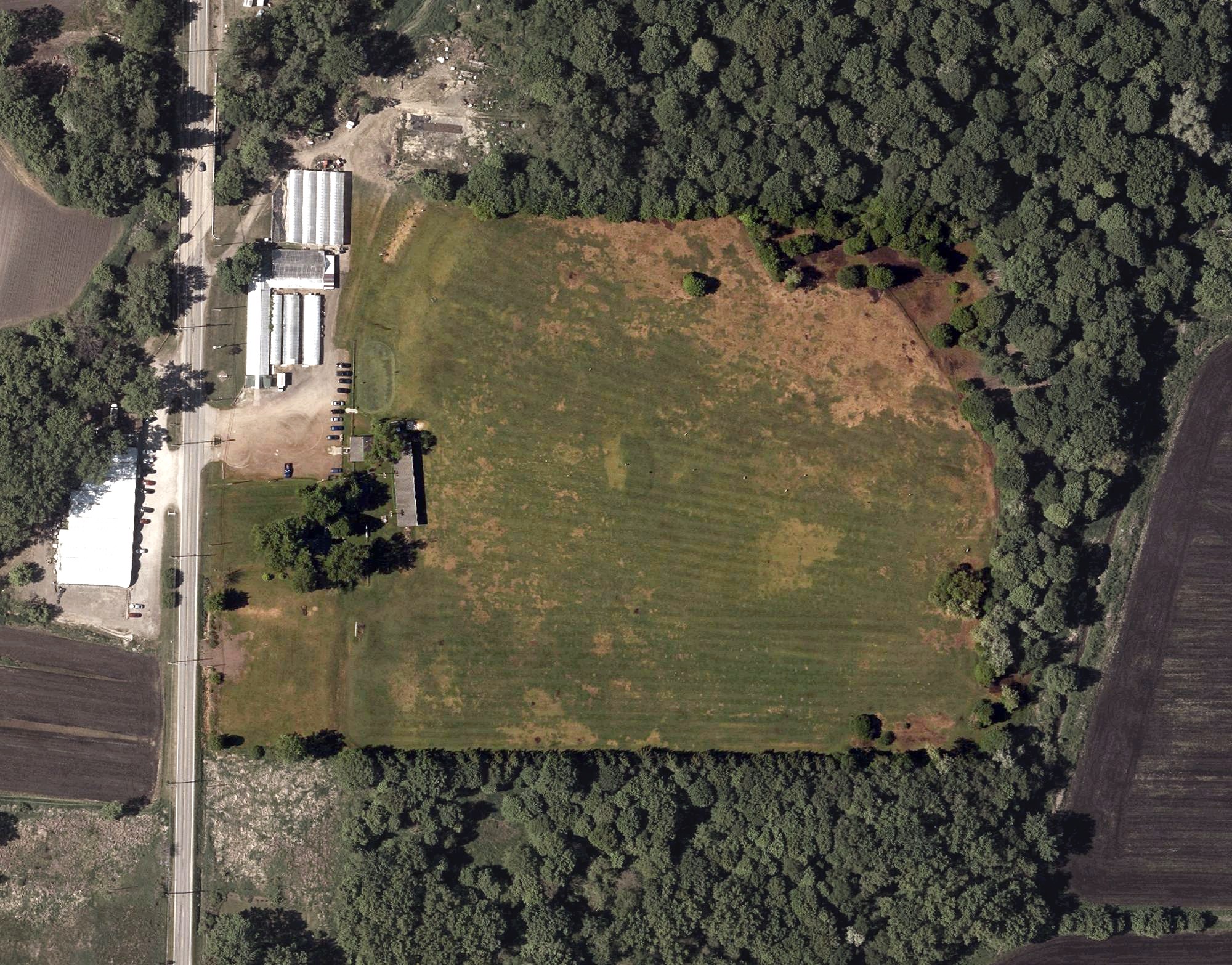 Aerial view of Breaking Bad Golf, OH