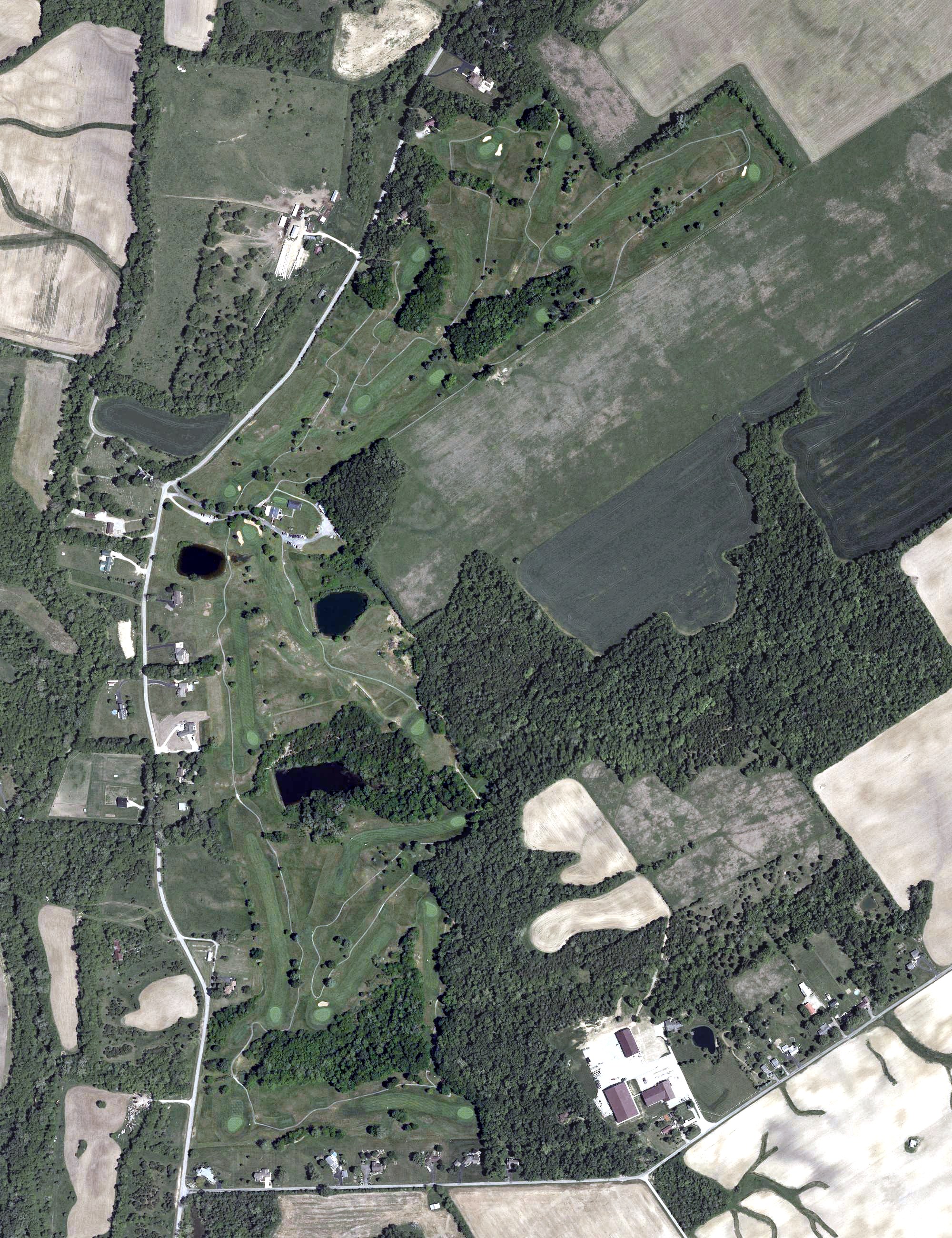 Aerial view of Buckeye Hills Country Club, OH